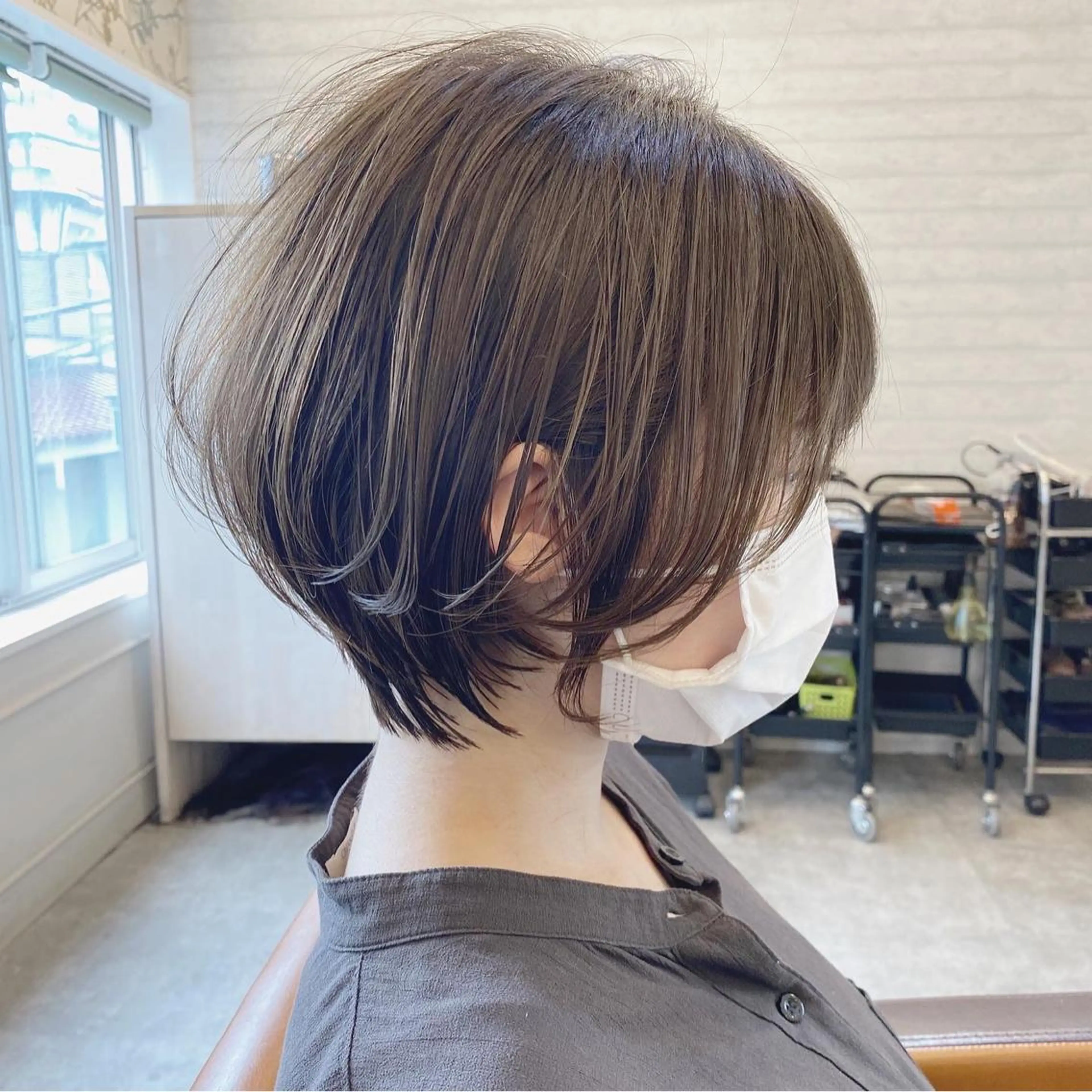 ショート カラー メンズ ネイル 古林 紘のヘアスタイル