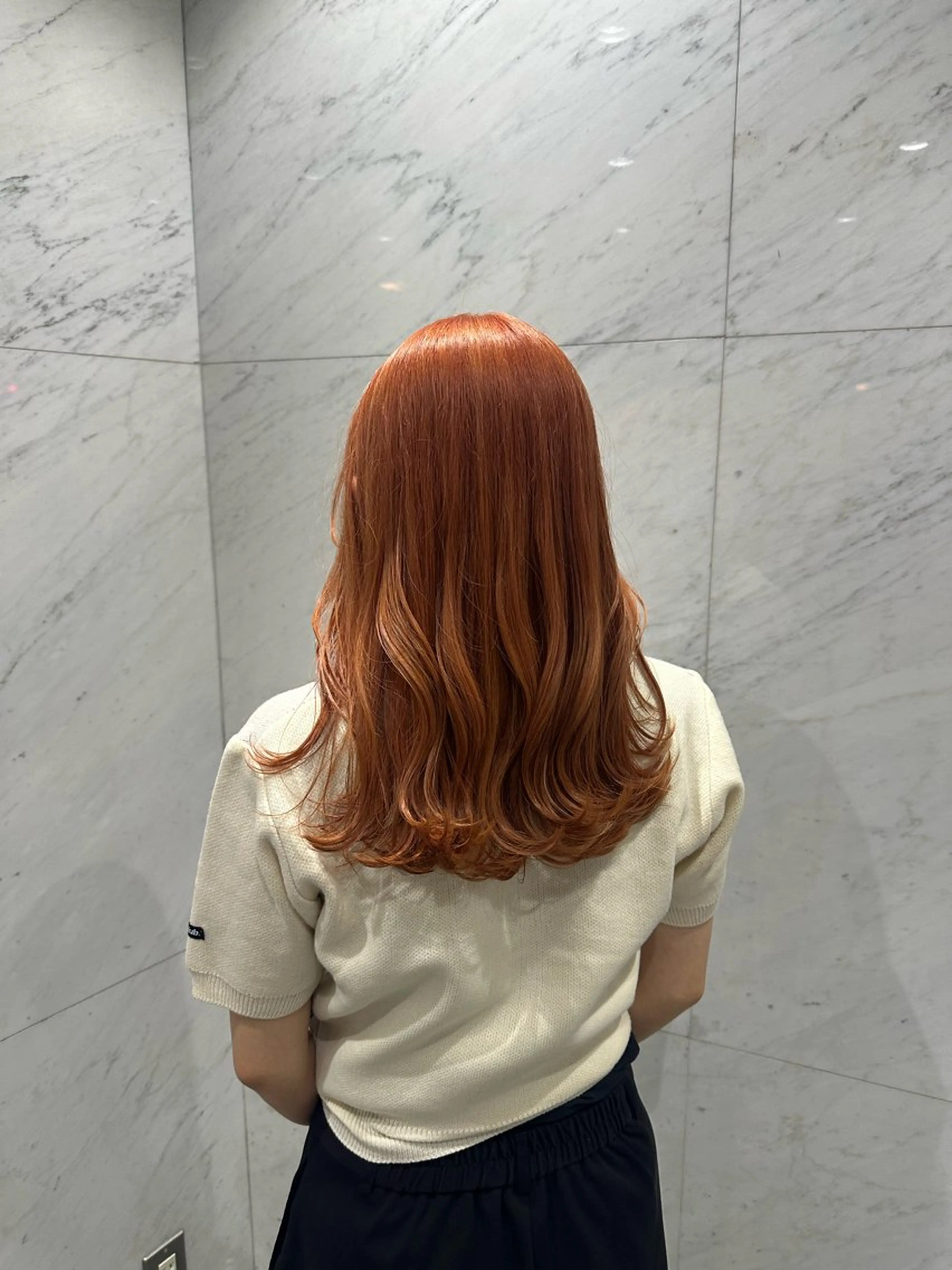 セミロング カラー カット ヘアカラー トリートメント 古田 昂也のヘアスタイル