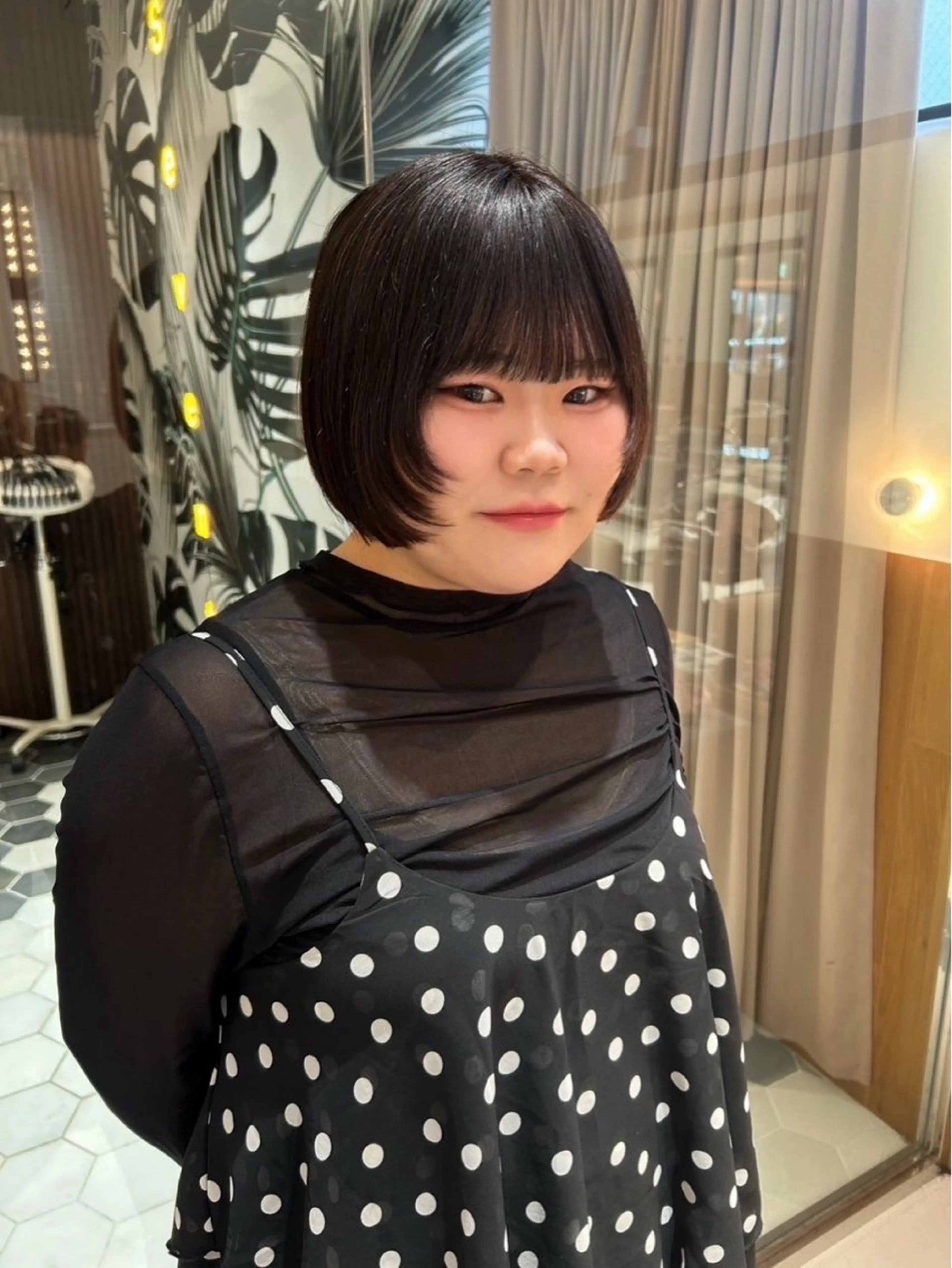 ショート ボブ 顔周りカット レイヤーカット Manaka ☺︎のヘアスタイル