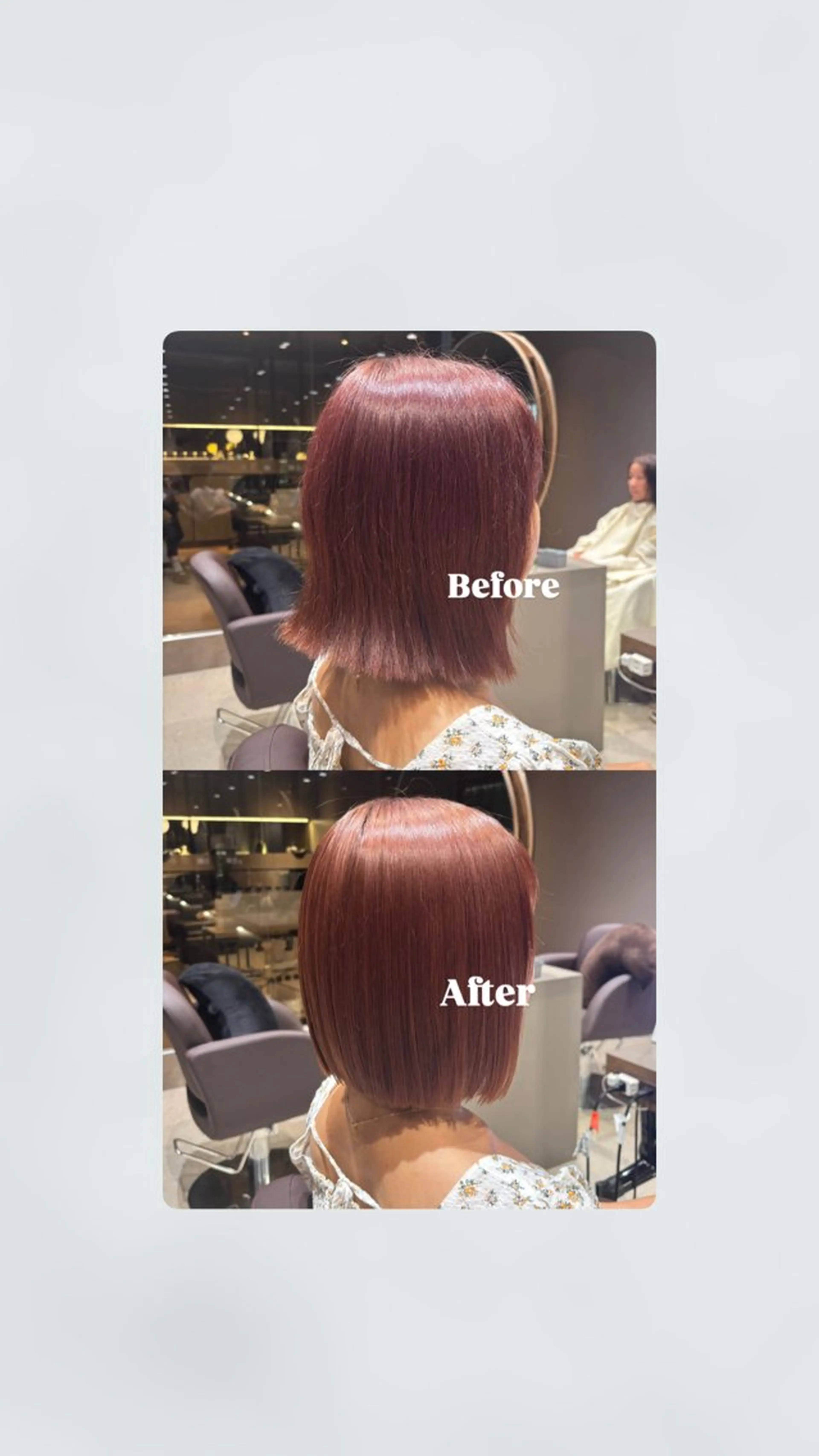 ミディアム 縮毛矯正 Riko 🎀🍪のヘアスタイル