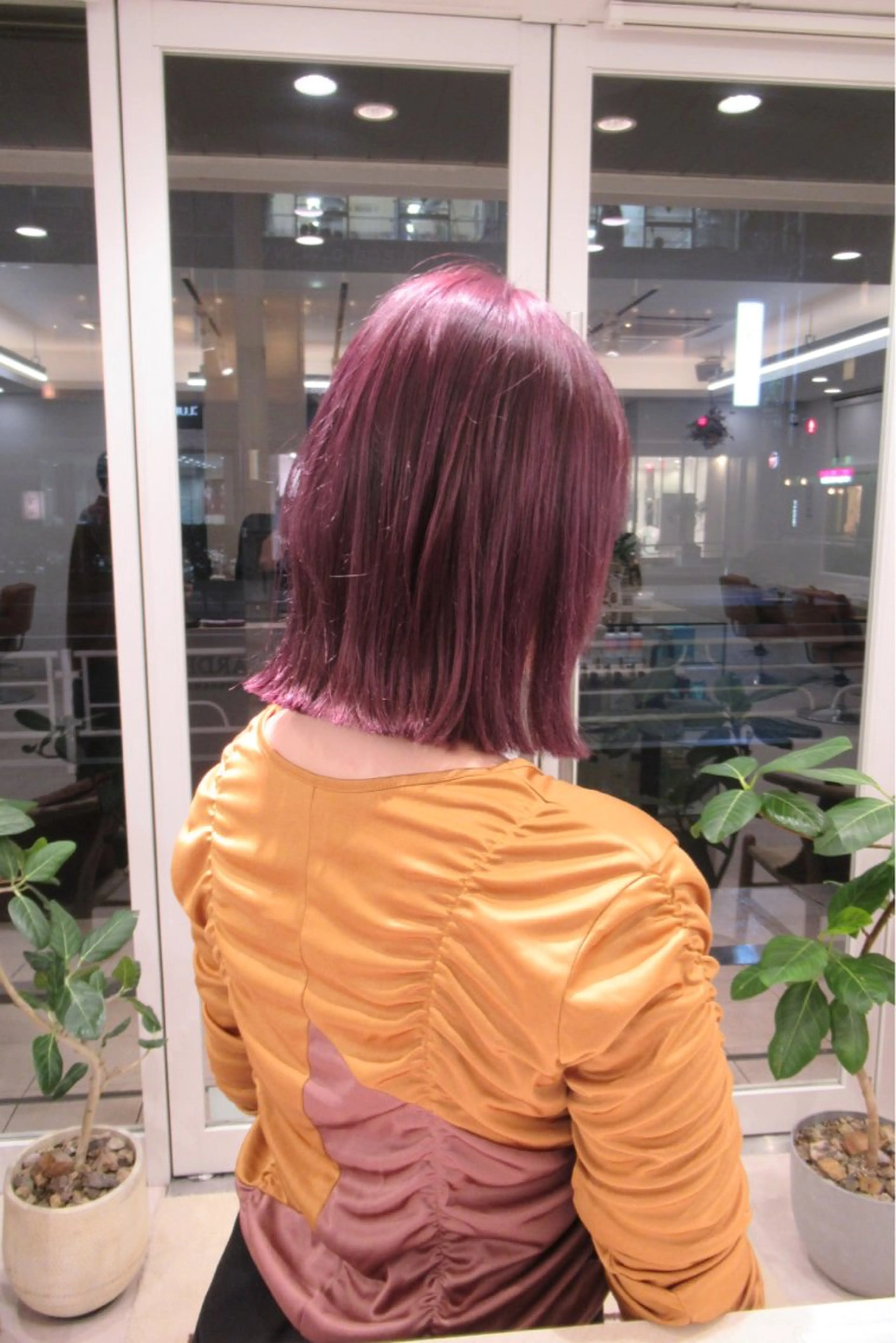 ミディアム 艶カラー/透明感 /ヒグチアオイのヘアスタイル