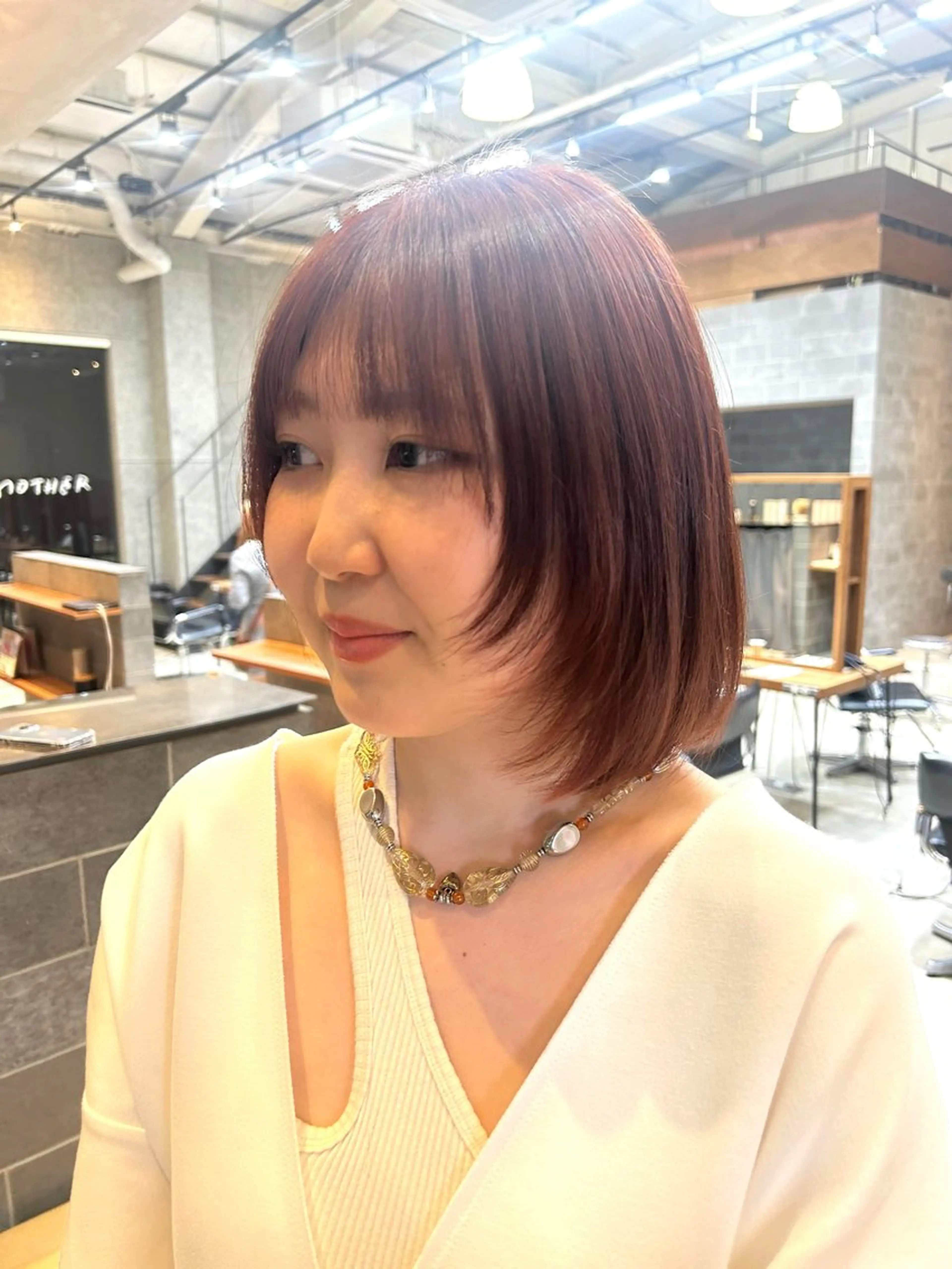 ショート カラー 🤍垢抜け♡透明感 カラーmoeka🤍のヘアスタイル