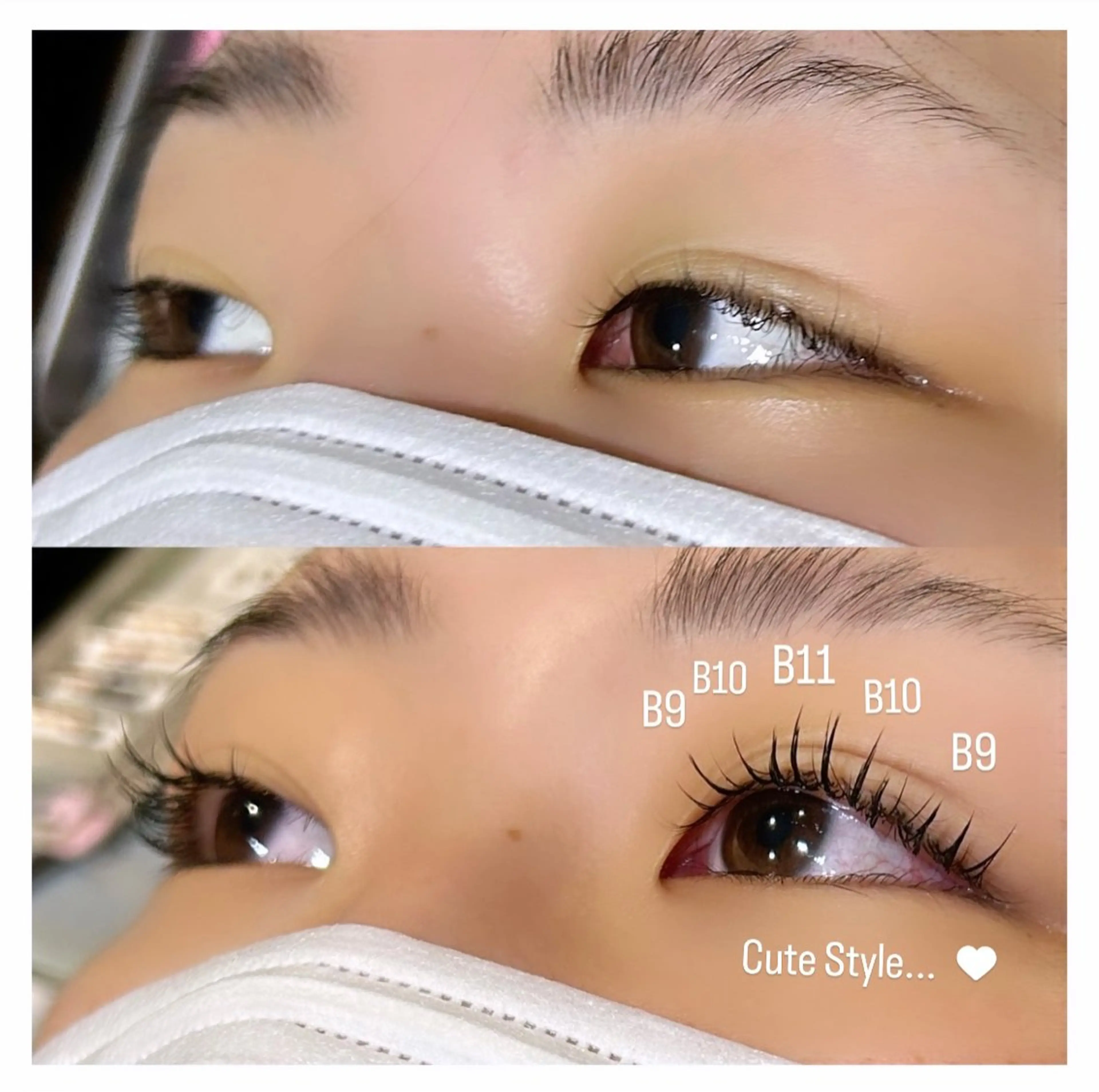 マツエク・マツパ Bカール キュート 🩷ྀི中村 ほのか🧸🌷のヘアスタイル