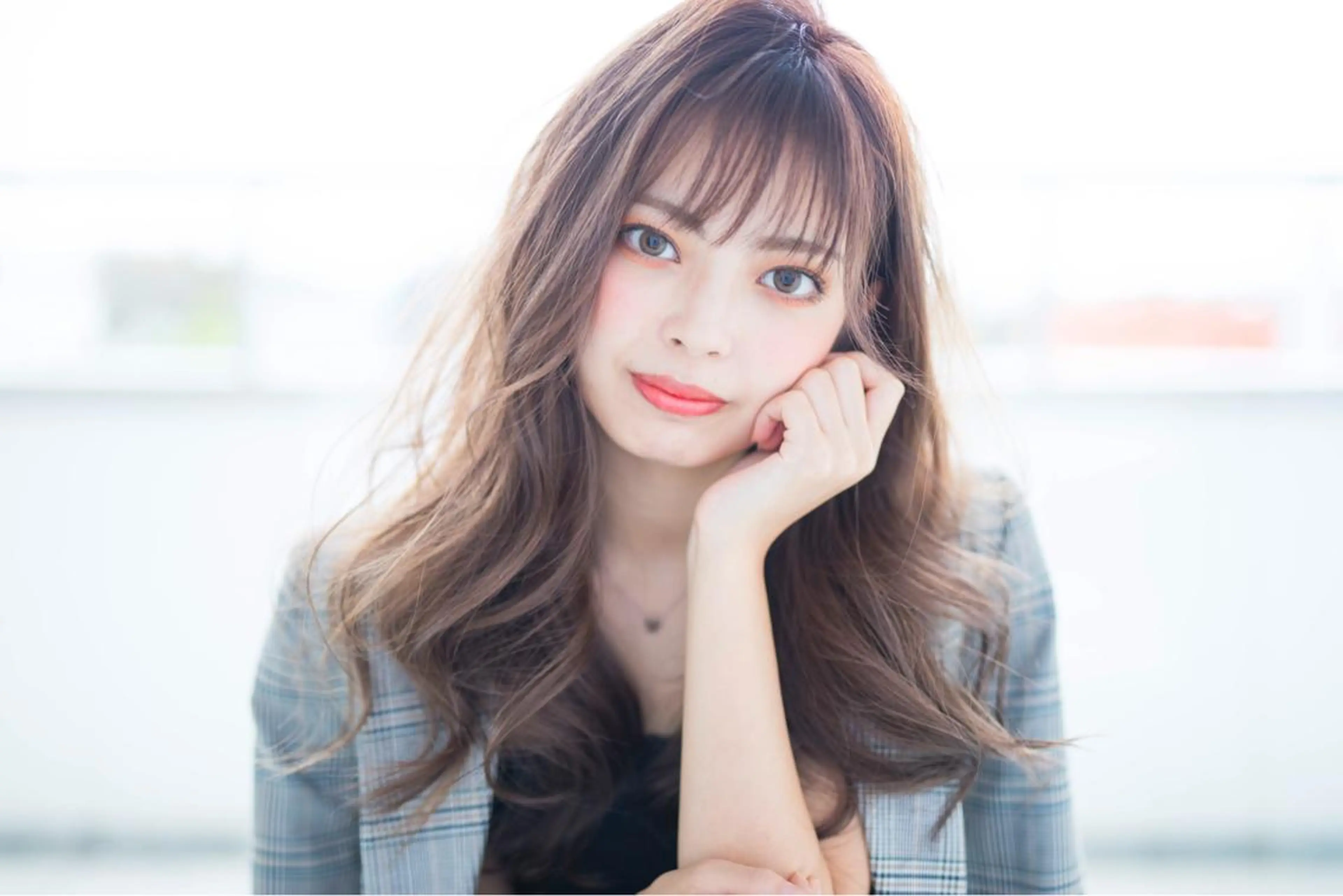 ロング カラー ヨシンモリ 韓国風ヘア レイヤーカット カット トリートメント フリーランス【Chill-hus】所属・小野 和摩のヘアスタイル