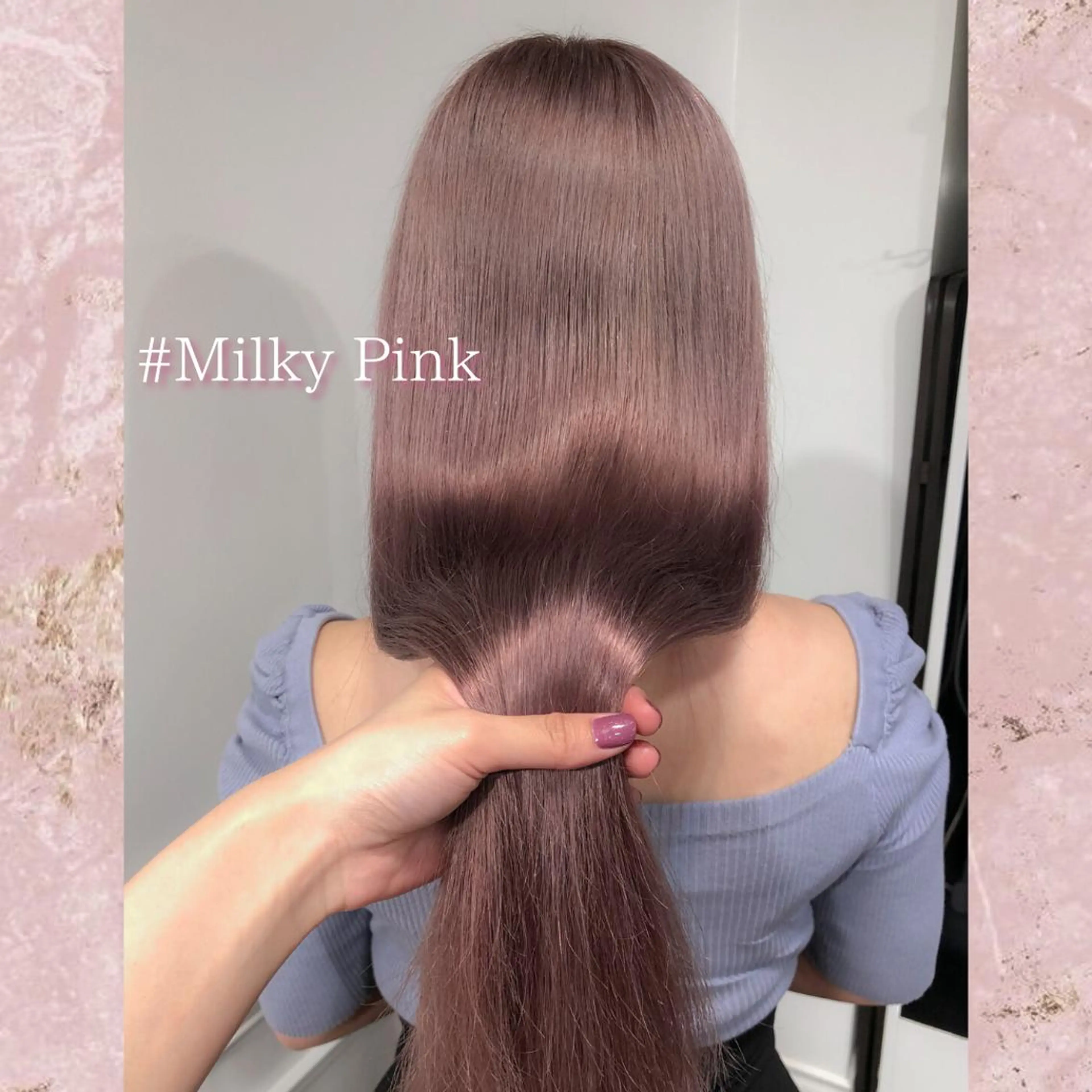 ロング カラー ブリーチ ヘアカラー LOTTA CUCCI所属・miyu /トレンド カラー×艶髪のヘアスタイル