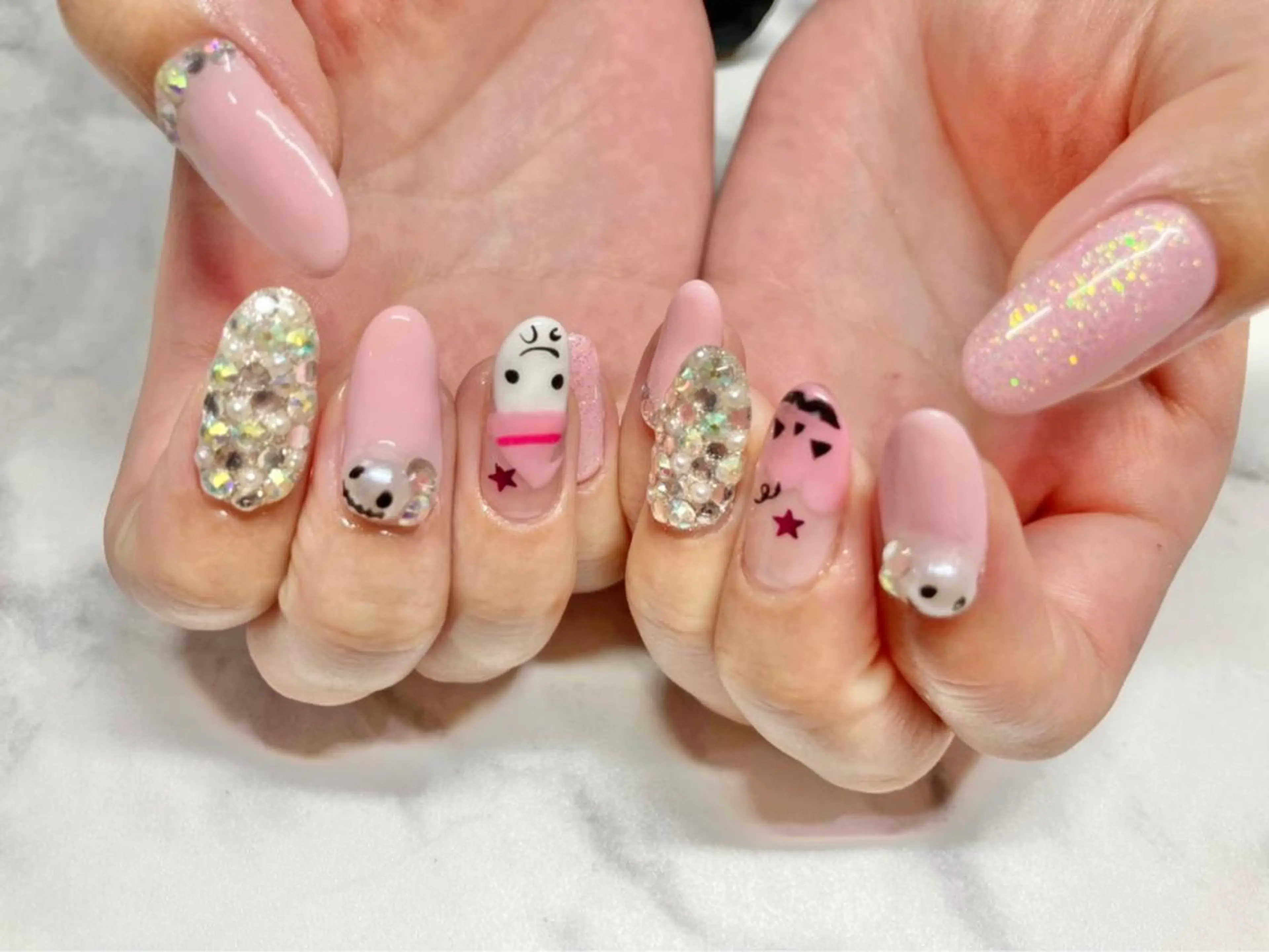 ネイル ジェルネイル ハロウィン パラジェル 冬ネイル クリスマス Nail&eye Belire 新宿のネイルデザイン
