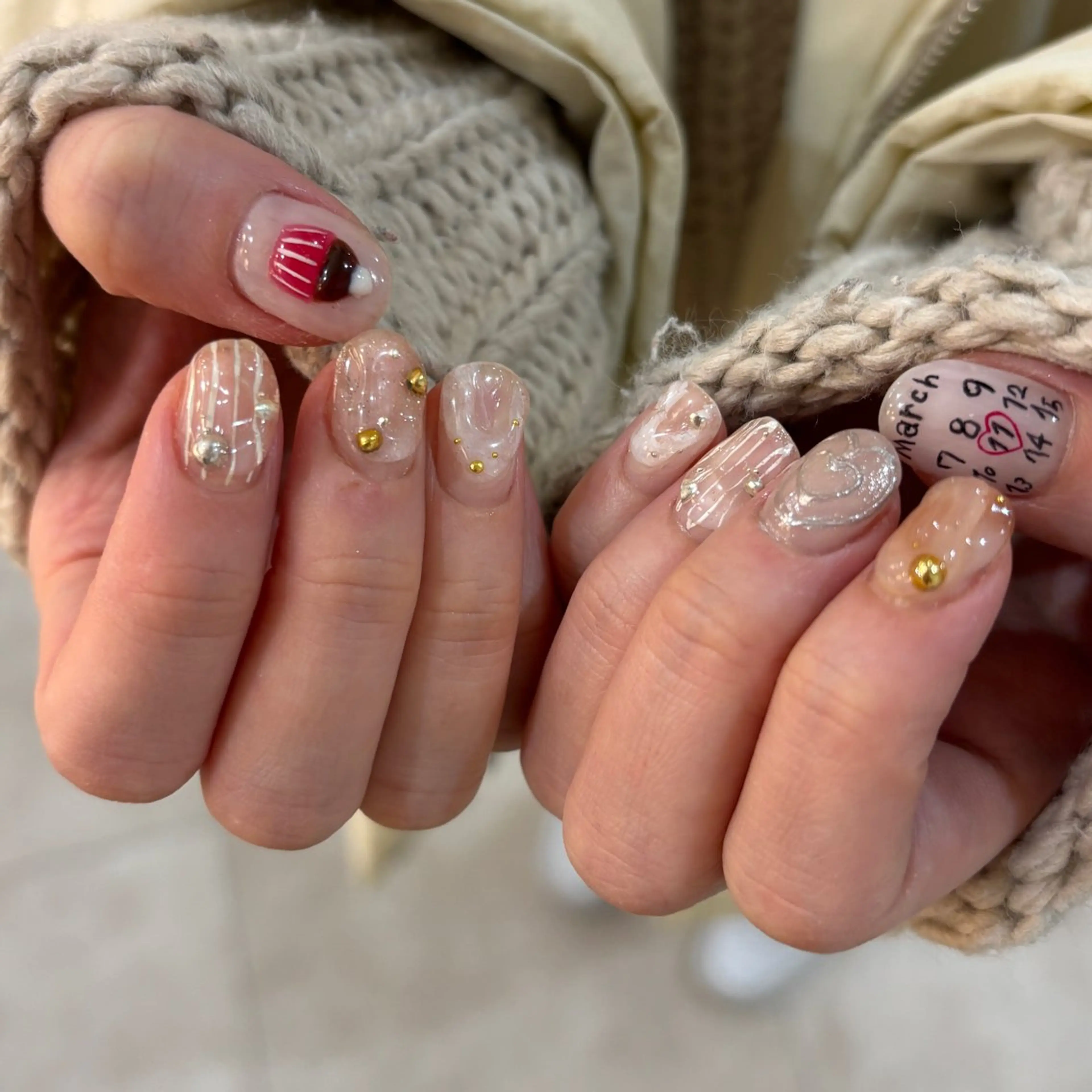 ネイル ハンドネイル フットネイル 栗田 ゆう子のネイルデザイン