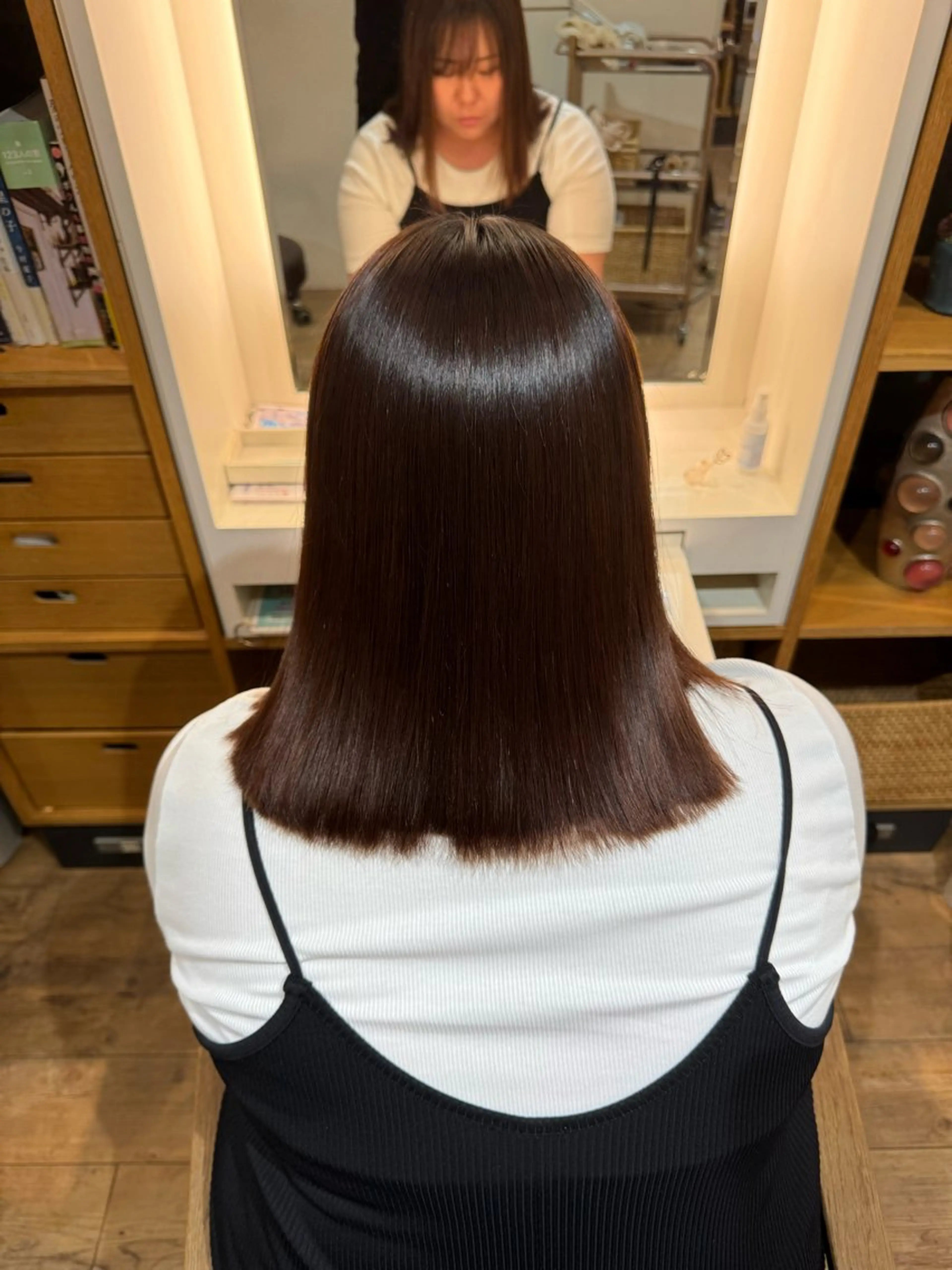 ミディアム ヘアカラー トリートメント 美髪/髪質改善 川口凌弥のヘアスタイル