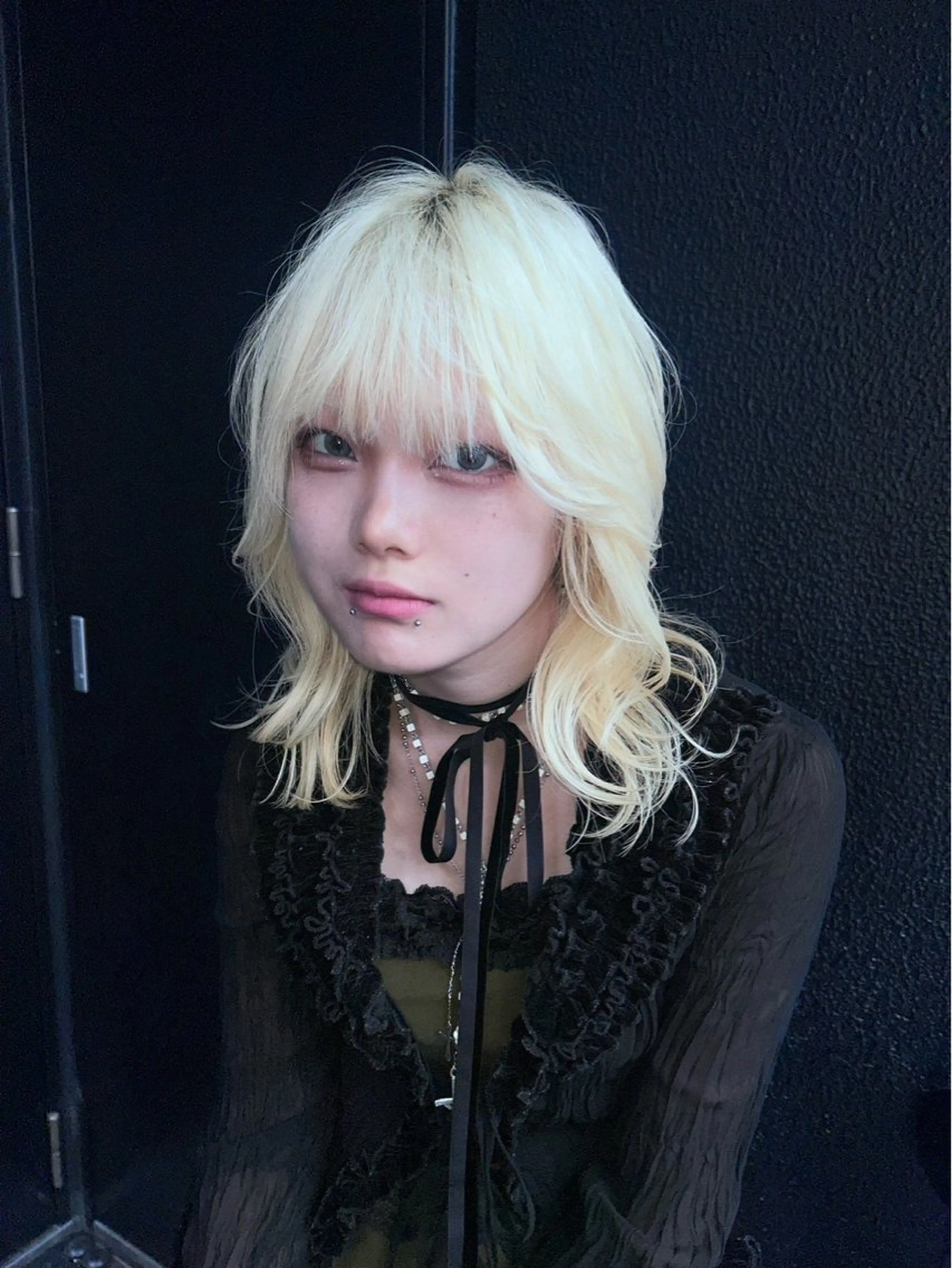 ミディアム カラー ケアブリーチ特化✨/ 艶カラー/エクステのヘアスタイル