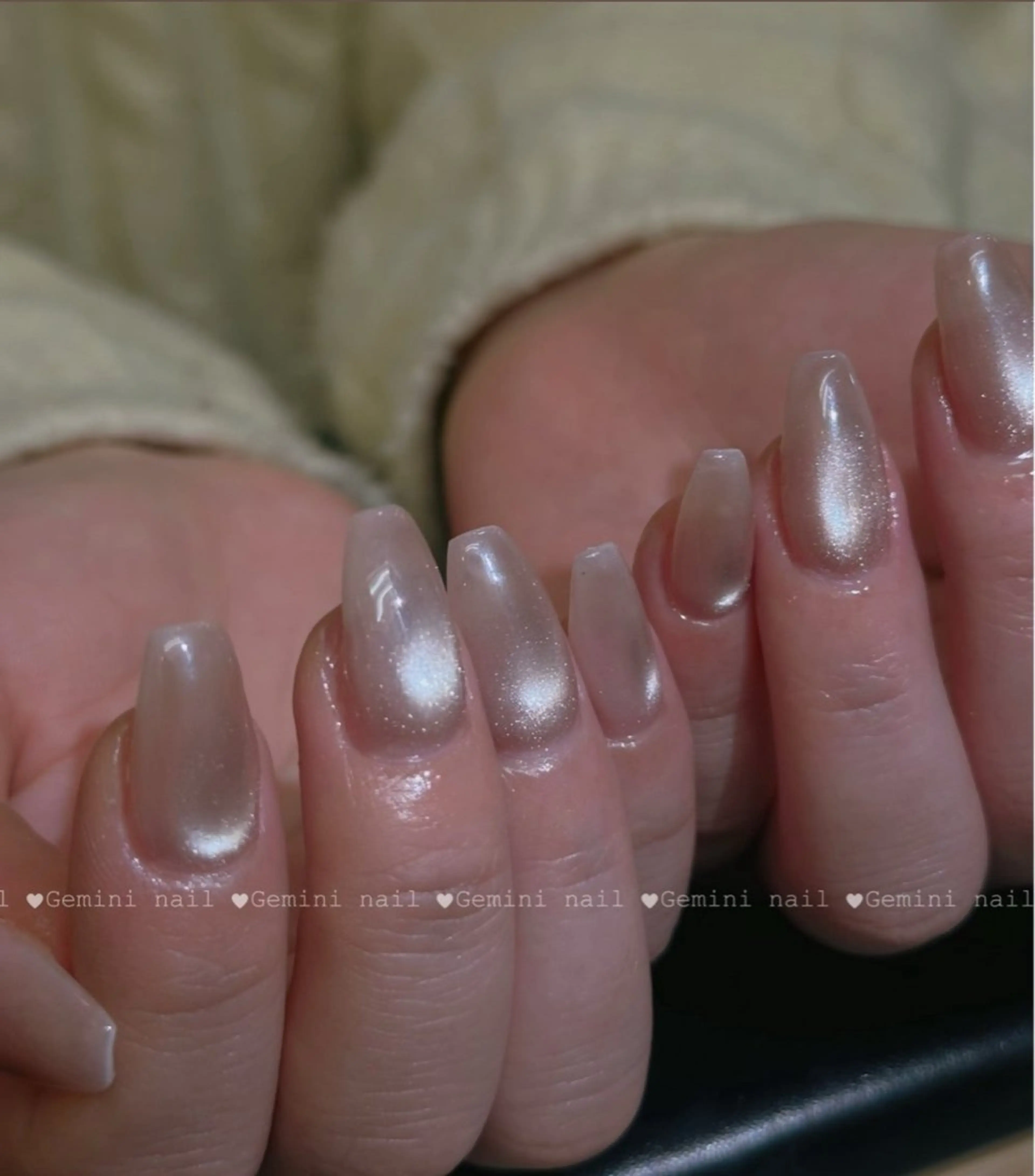 ネイル マグネットネイル Gemini nail.Yukiのネイルデザイン