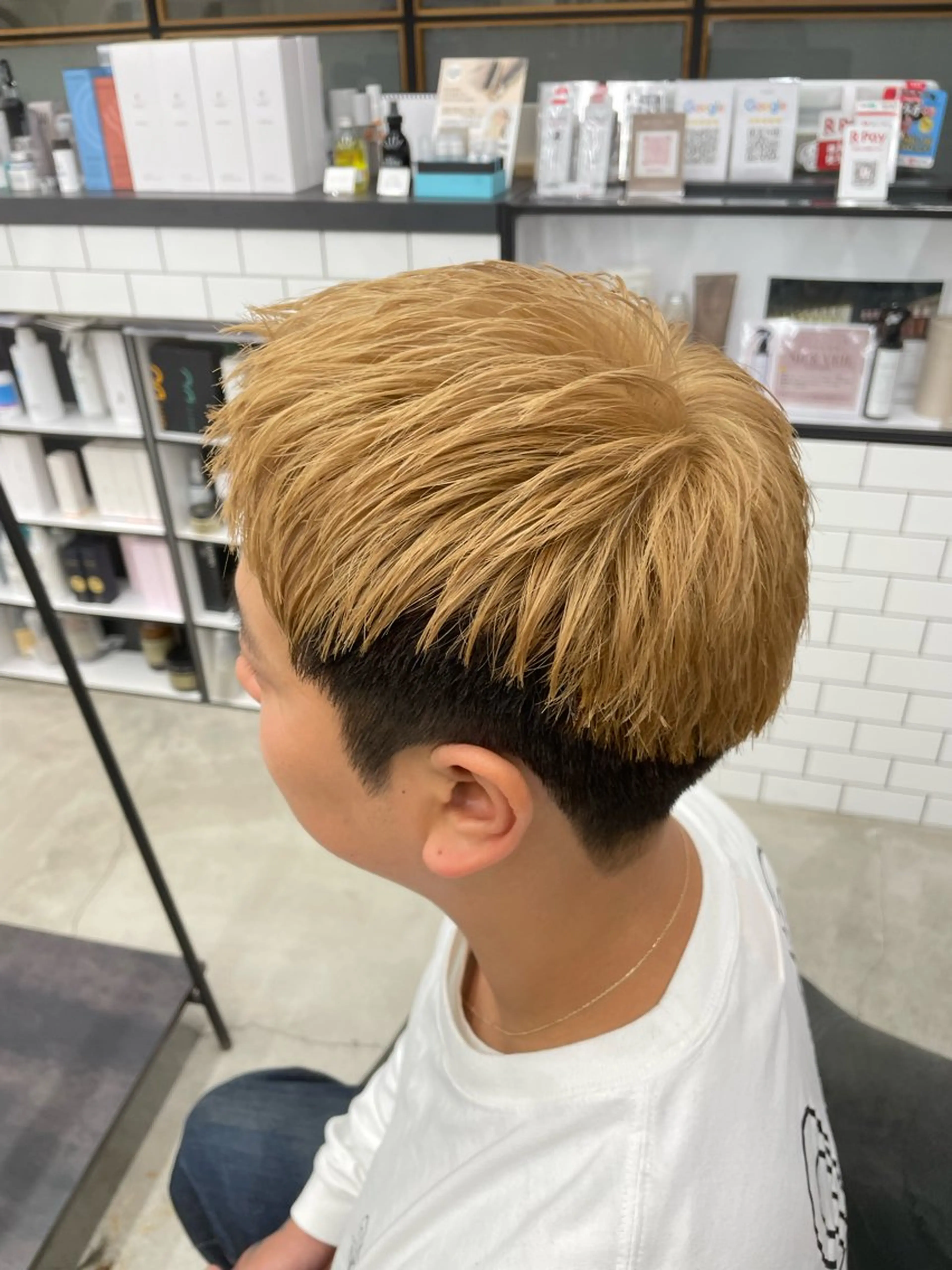 カラー メンズ カット ヘアカラー 韓国風パーマ特化 篠崎優也翔のヘアスタイル