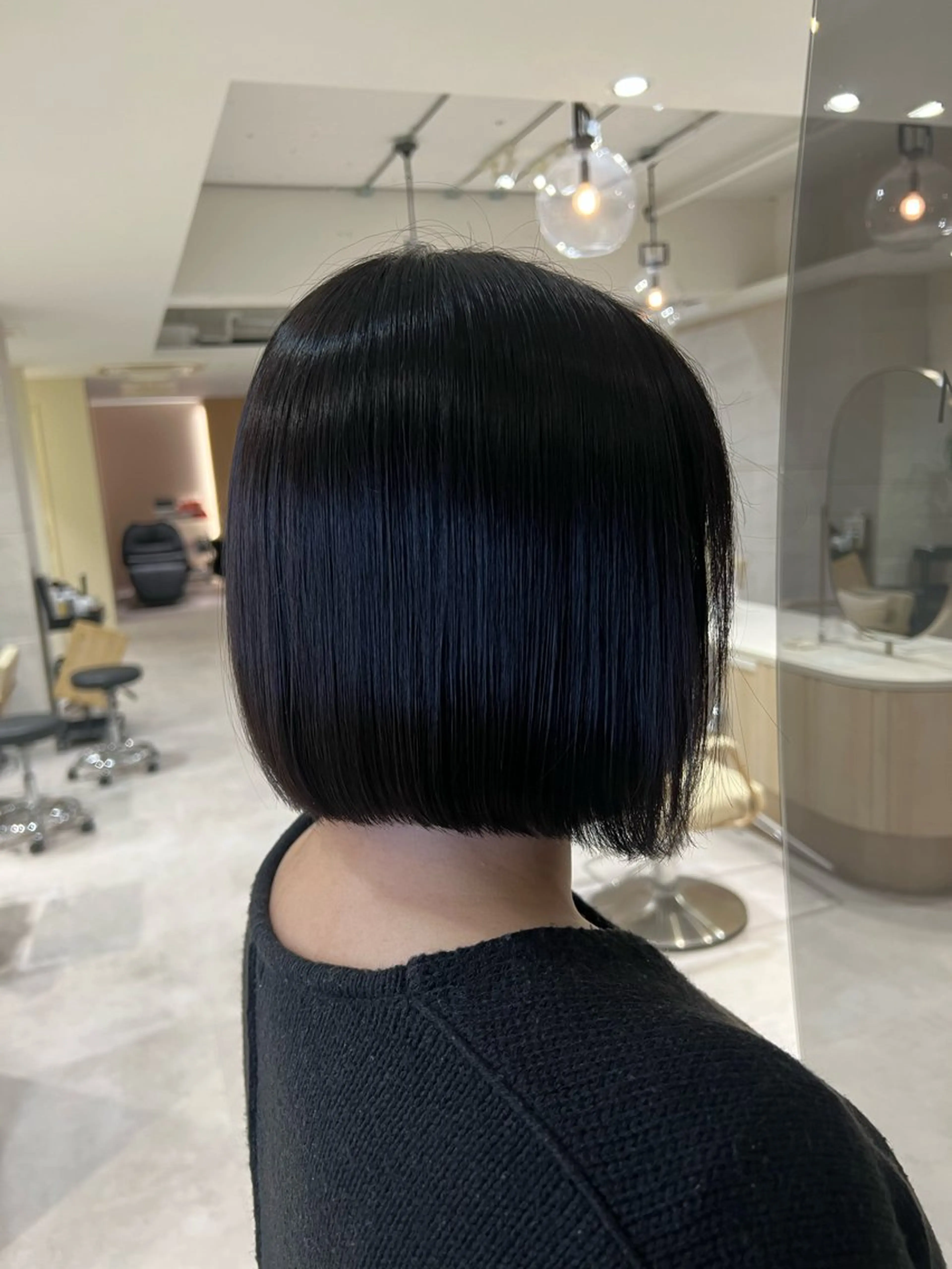 ショート ボブ 顔周りカット 似合わせカット カット無料｜レイヤー カット｜韓国モテへアのヘアスタイル