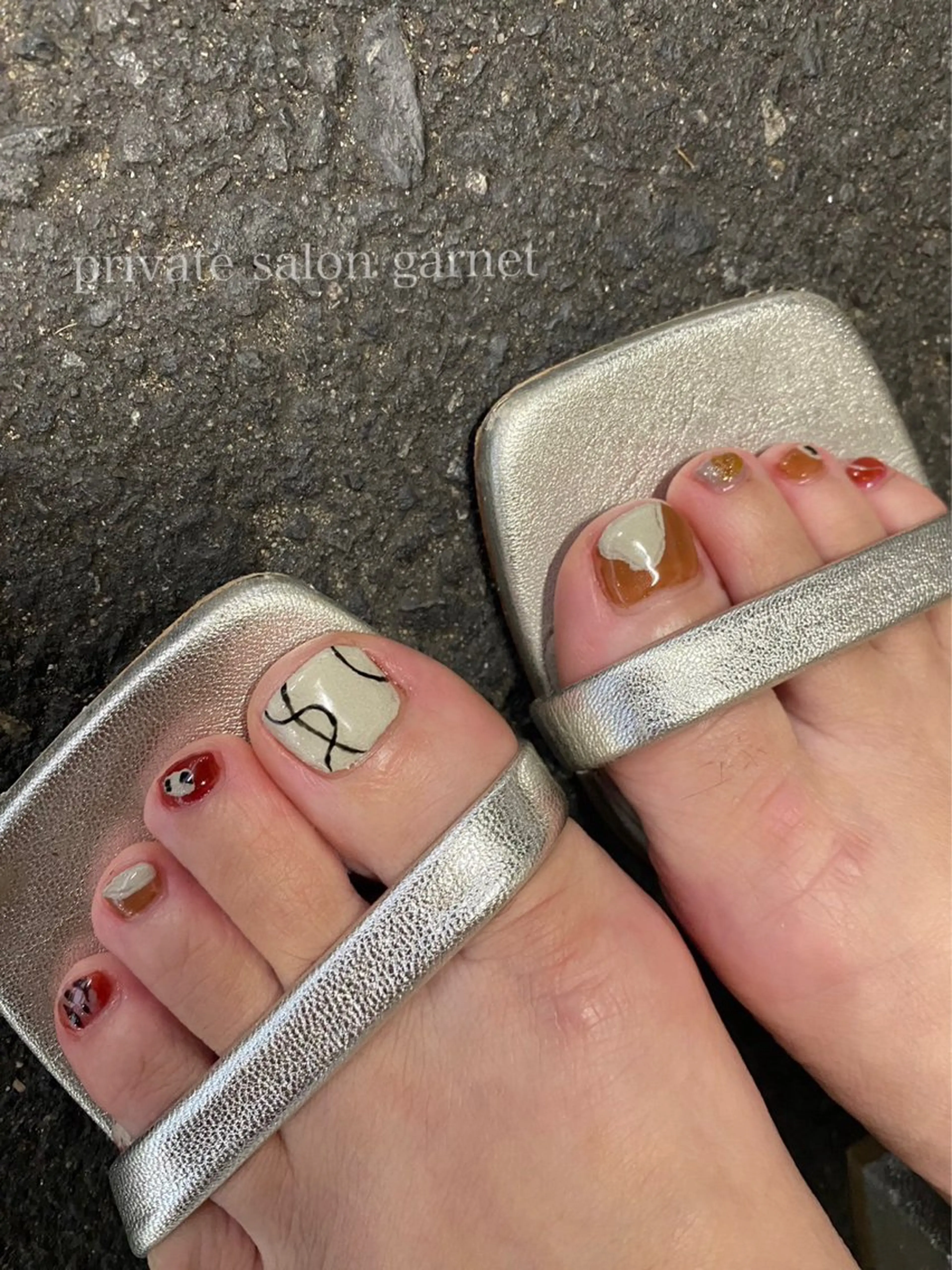 ネイル アートネイル Garnet nailのネイルデザイン