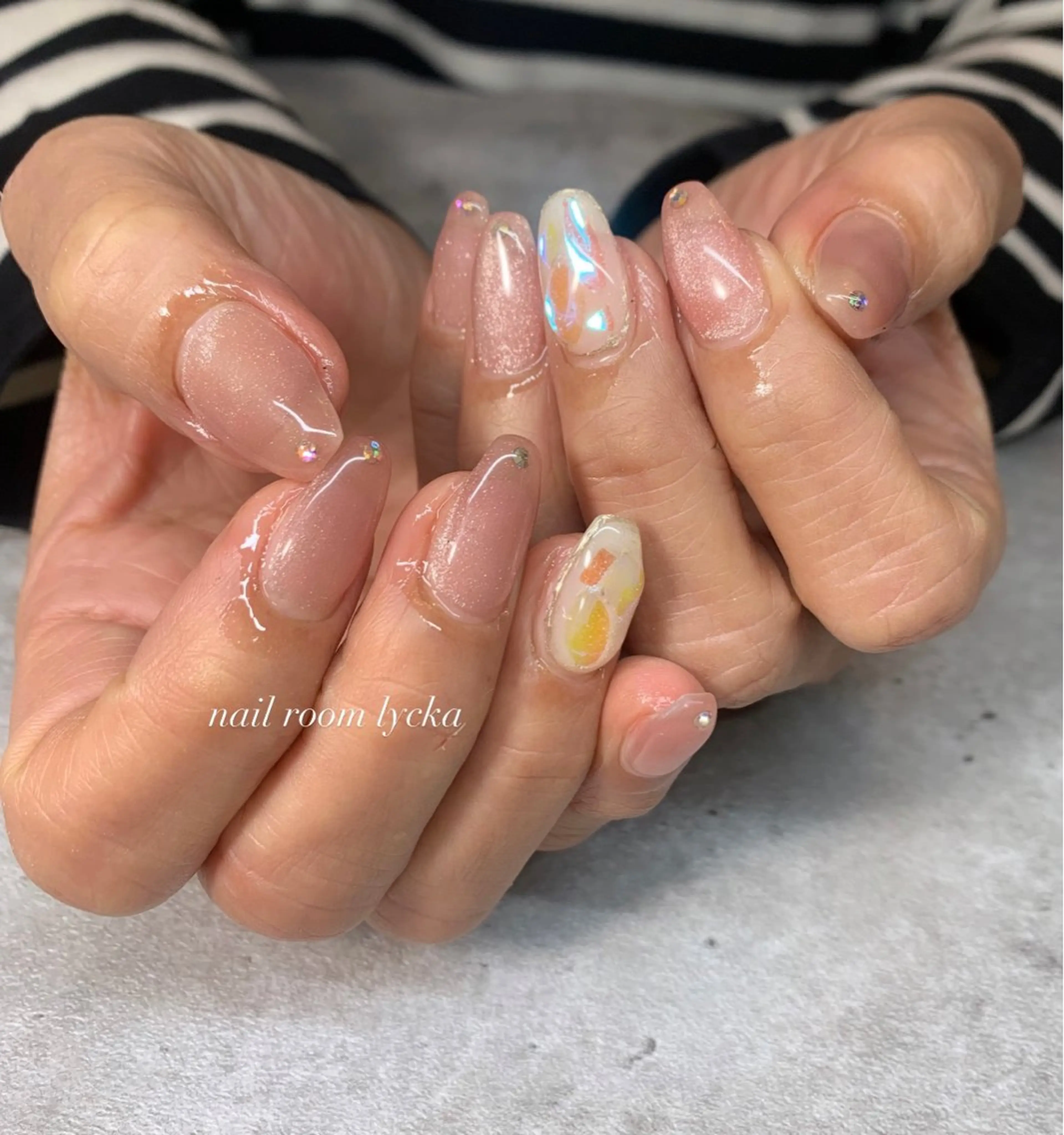 ネイル ﾈｲﾙﾙｰﾑﾘｯｶ 𝐦𝐚𝐲𝐮のネイルデザイン