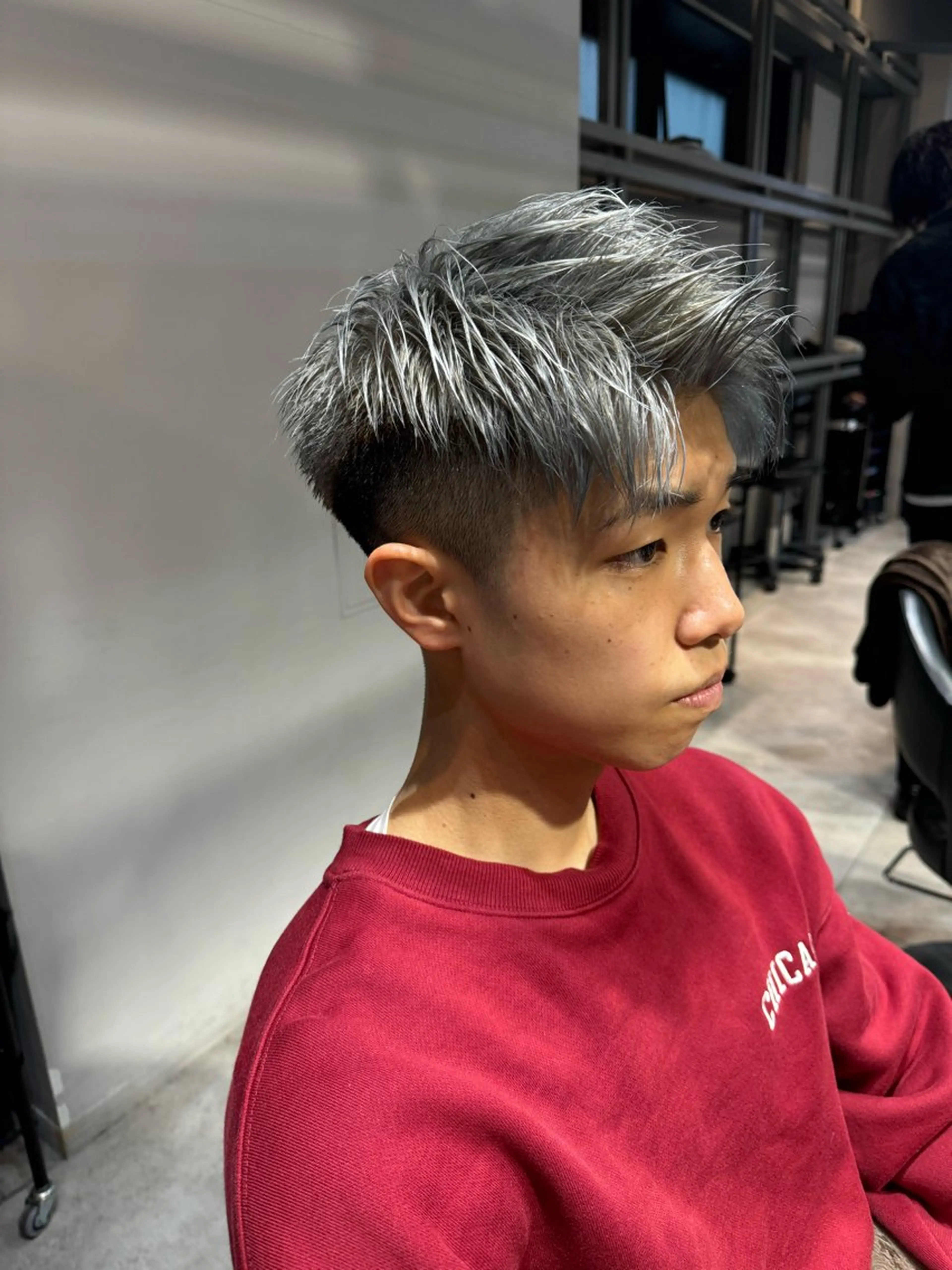 ショート メンズ メンズハイトーン ショートヘア ヘアカラー トリートメント 似合う髪型が 分からない方へのヘアスタイル