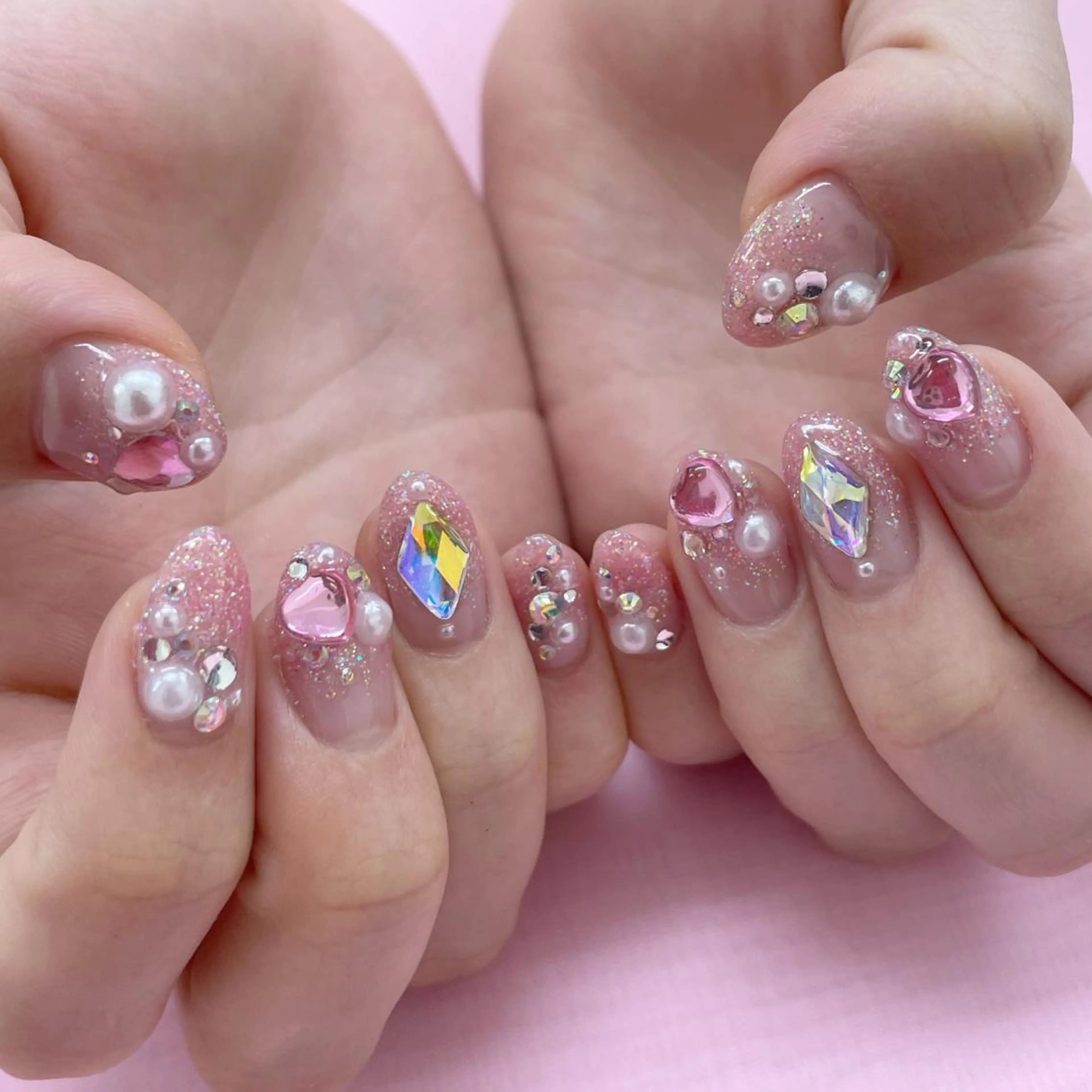 ネイル 韓国ネイル ハンドネイル 五十嵐 美智のネイルデザイン