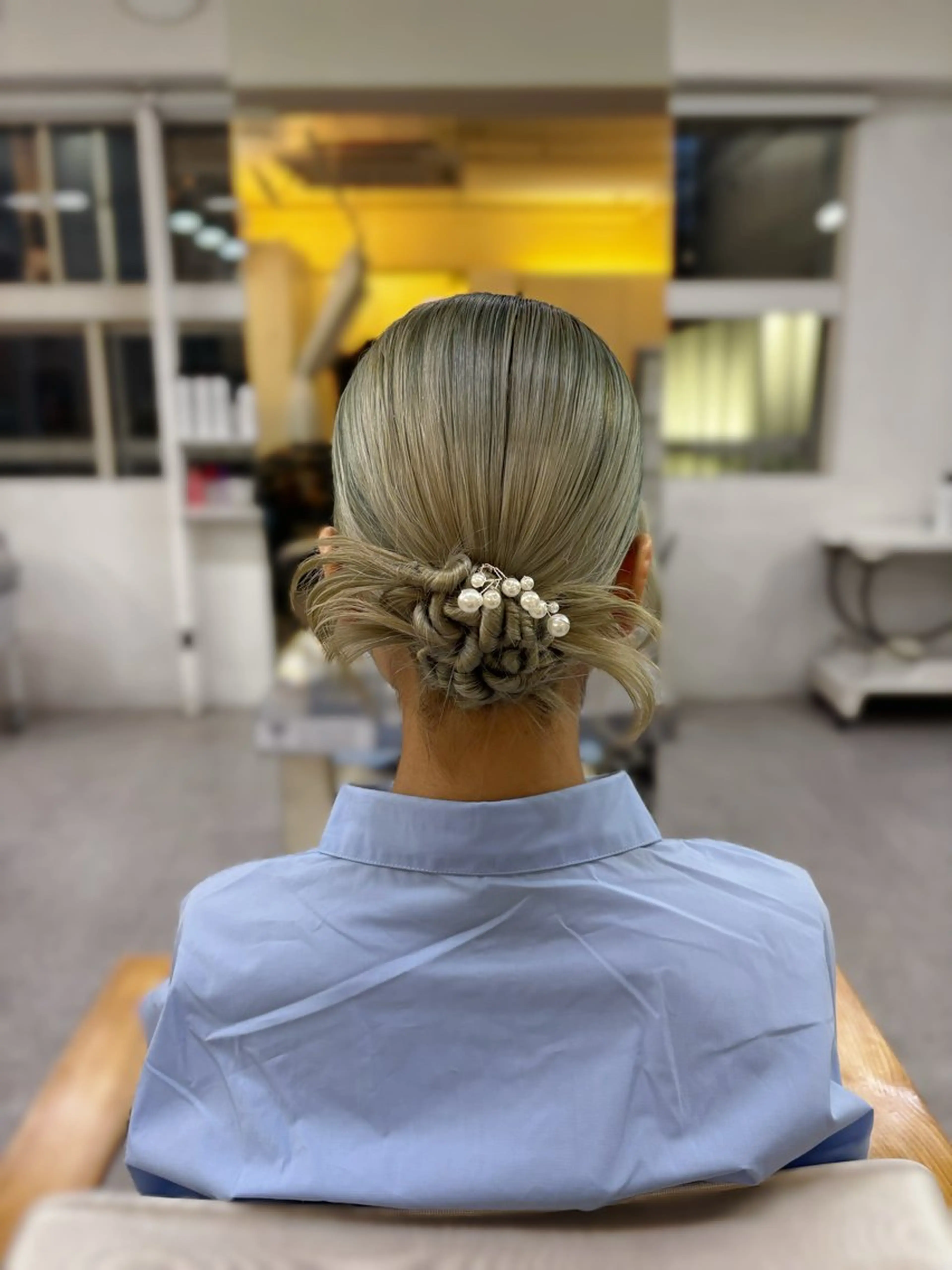 セミロング ヘアセット さくら 🌸エクステのヘアスタイル