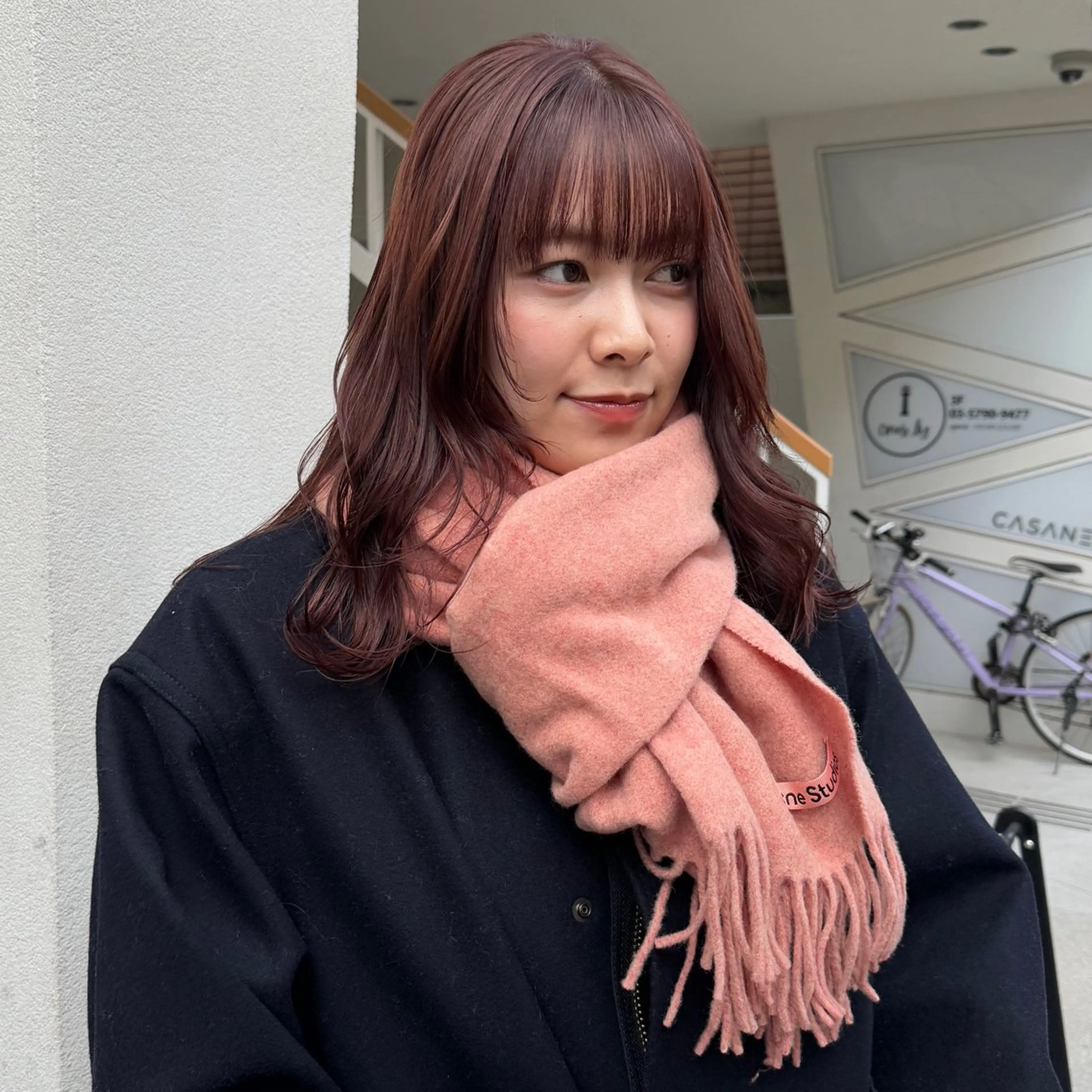 《 前髪cut ＋ 暖色color 》の写真