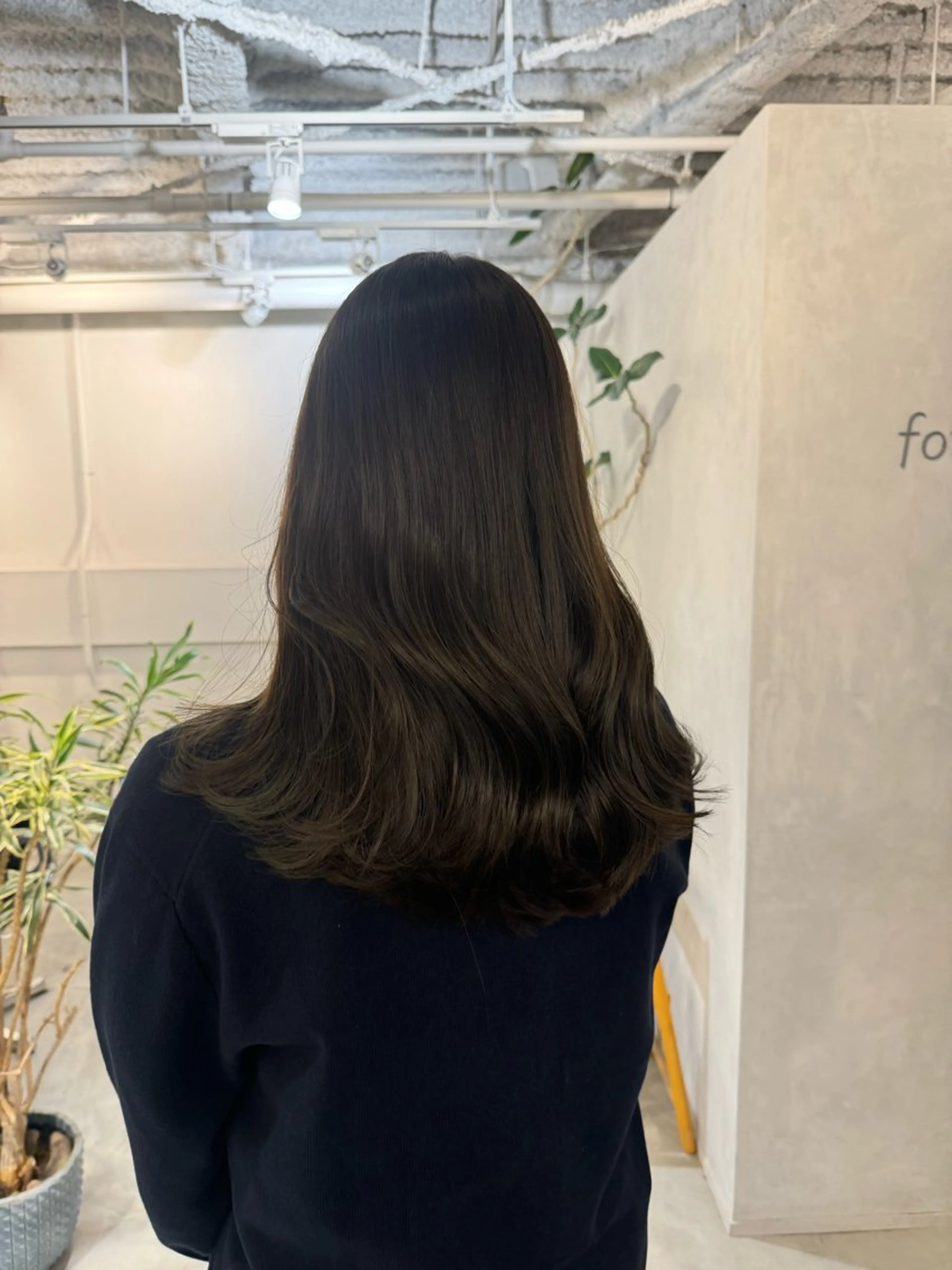 セミロング ヘアカラー トリートメント 顔周りcut・ご相談 ＝新宿しずく🇰🇷のヘアスタイル