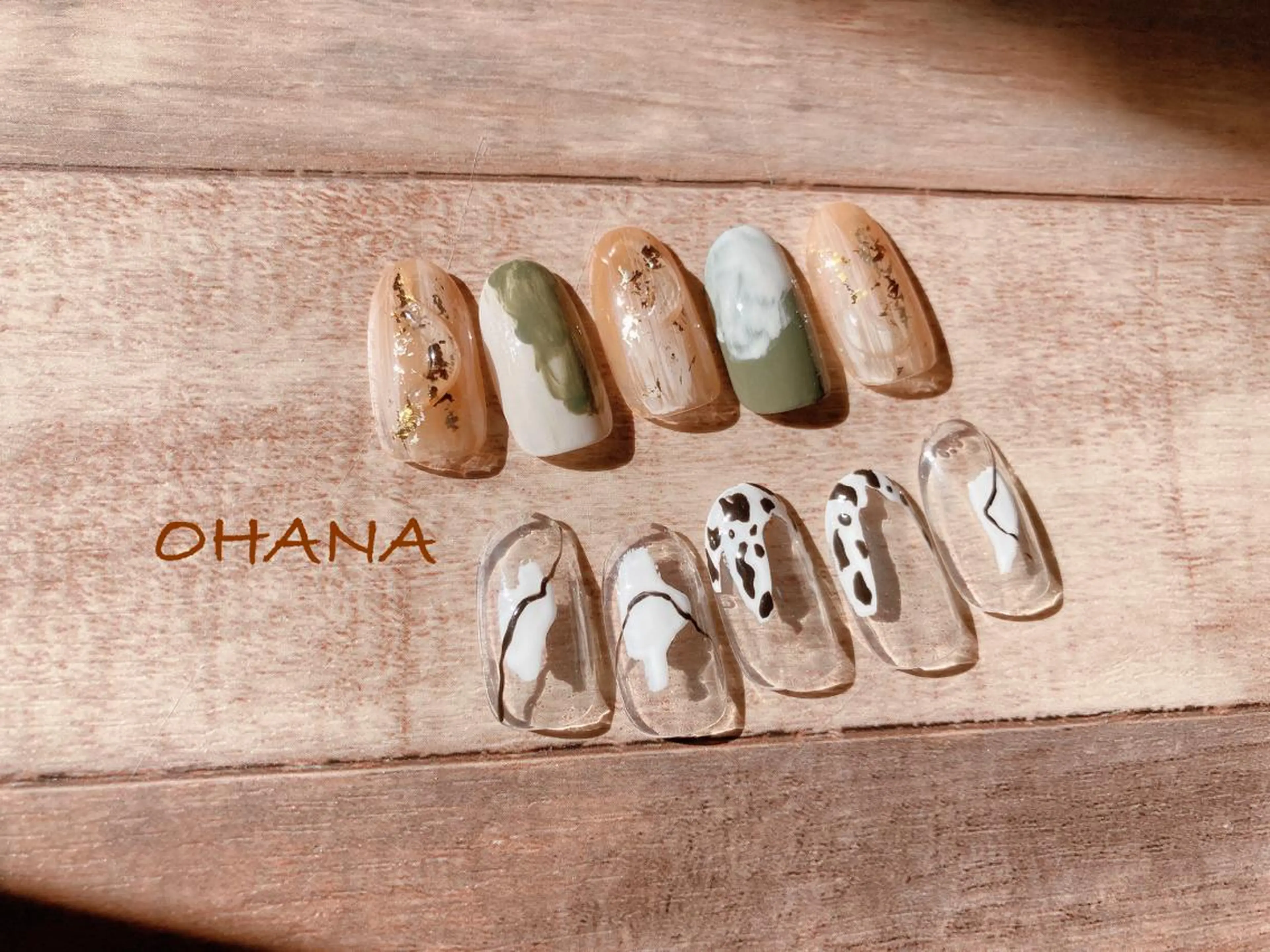 ネイル 成人式 長さ出し フットネイル ハート ミラーネイル nailroom OHANA🌴のネイルデザイン