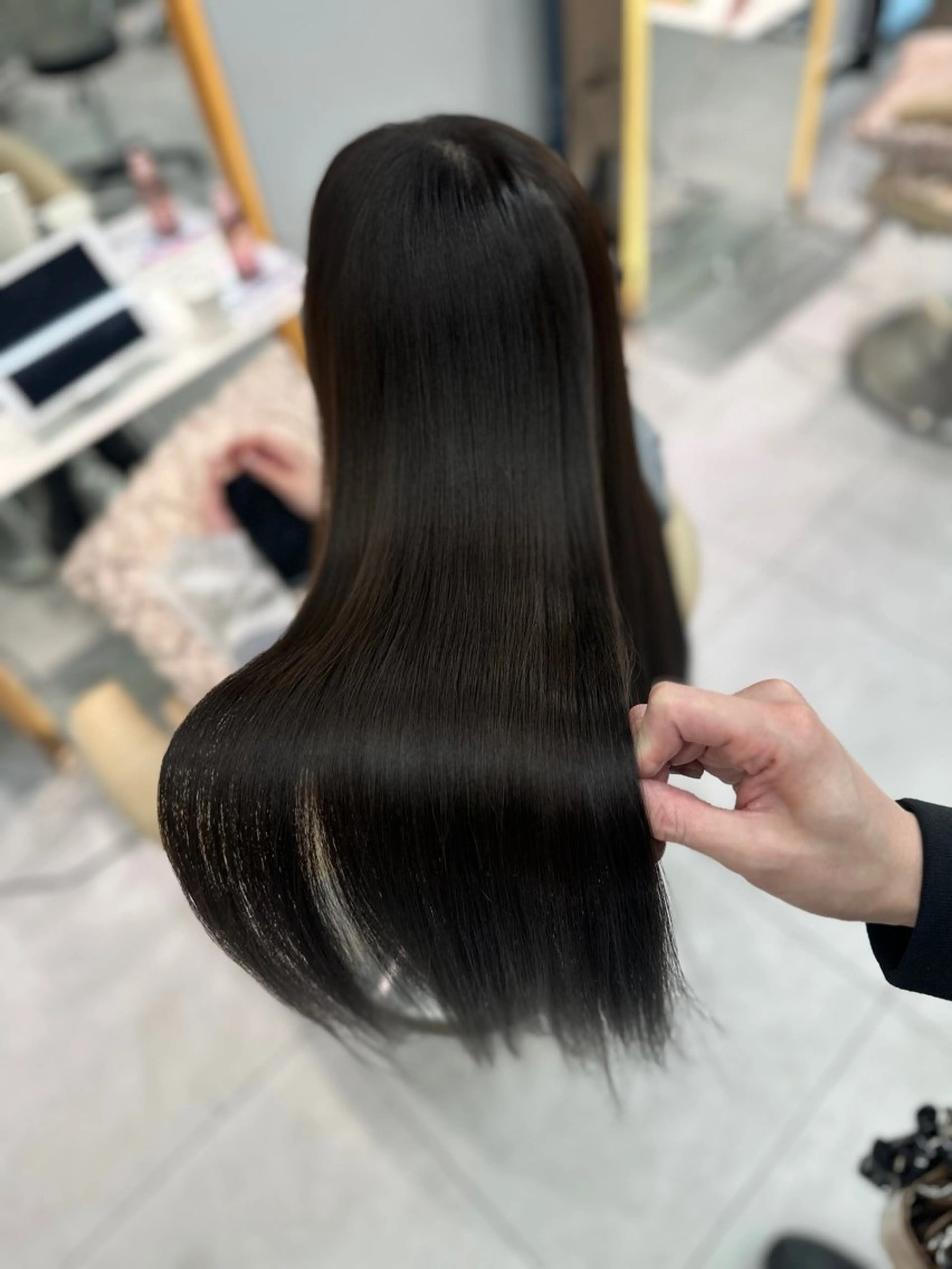 ロング カラー カット 縮毛矯正 トリートメント 《髪質改善✖️オリー ブ🧸》小嶋拓也のヘアスタイル