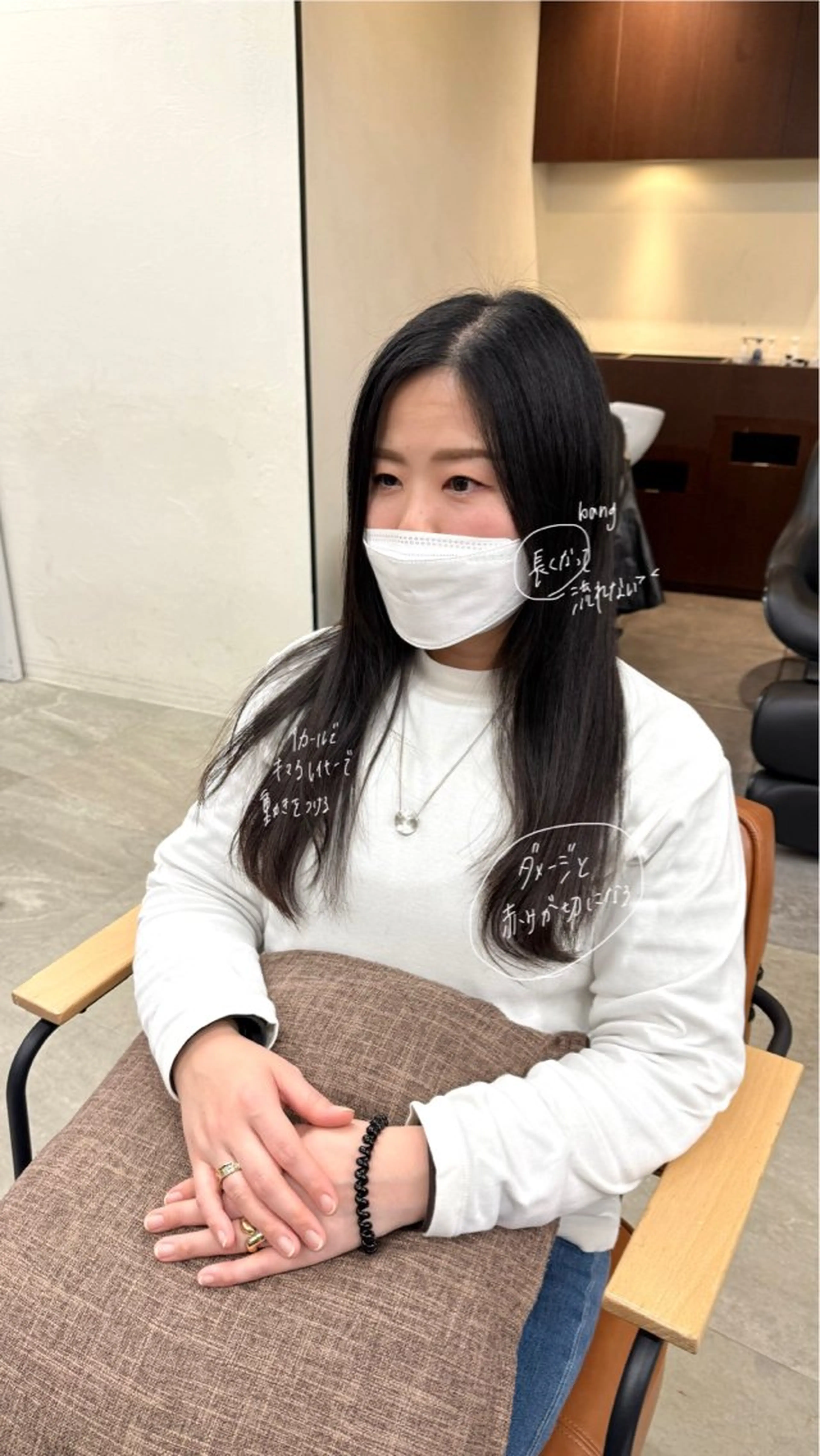 ミディアム fitするカット♡/ 多幸感/ふうか◠‿◠のヘアスタイル