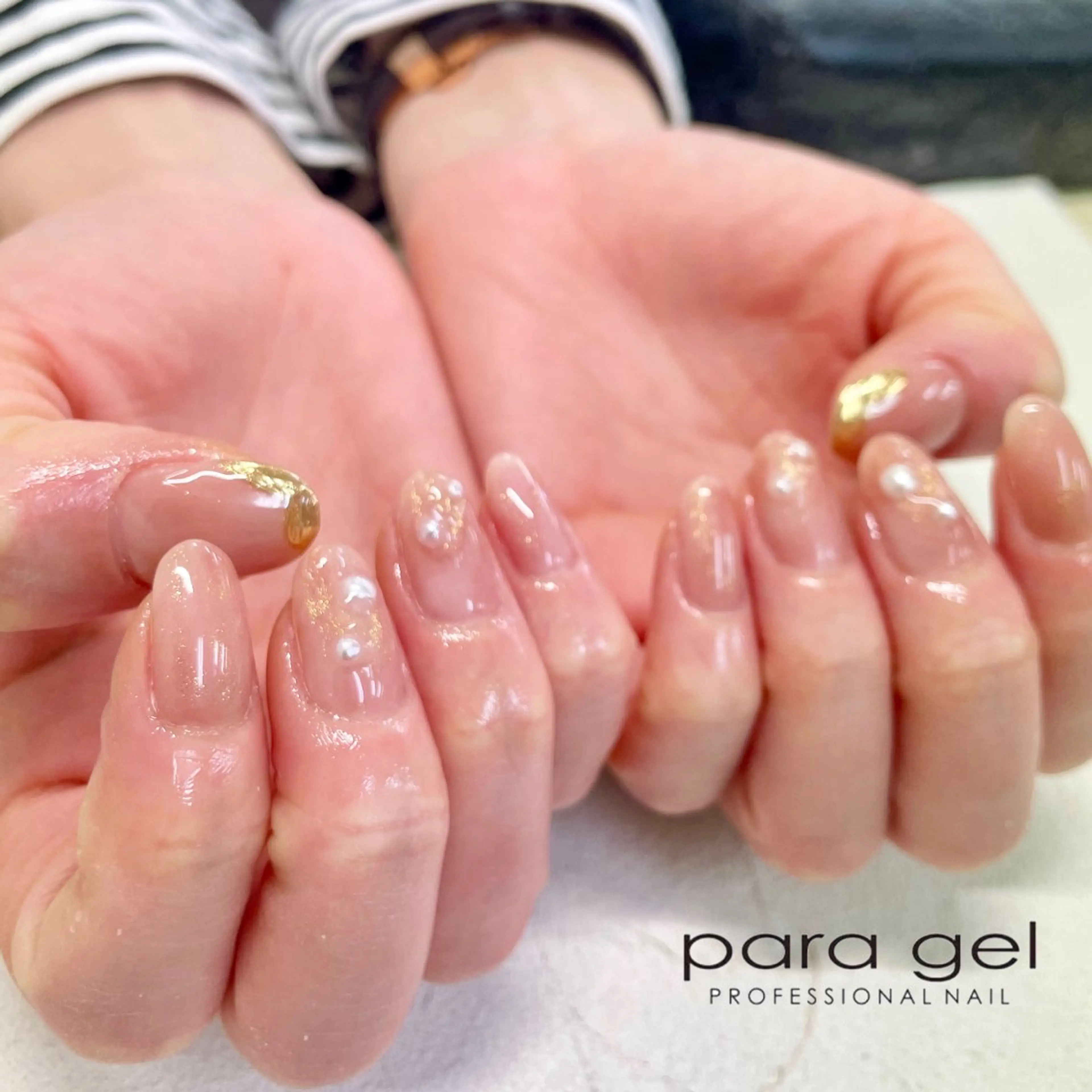 ネイル ニュアンスネイル ハンドネイル Bianca🎀 ONODERAのネイルデザイン