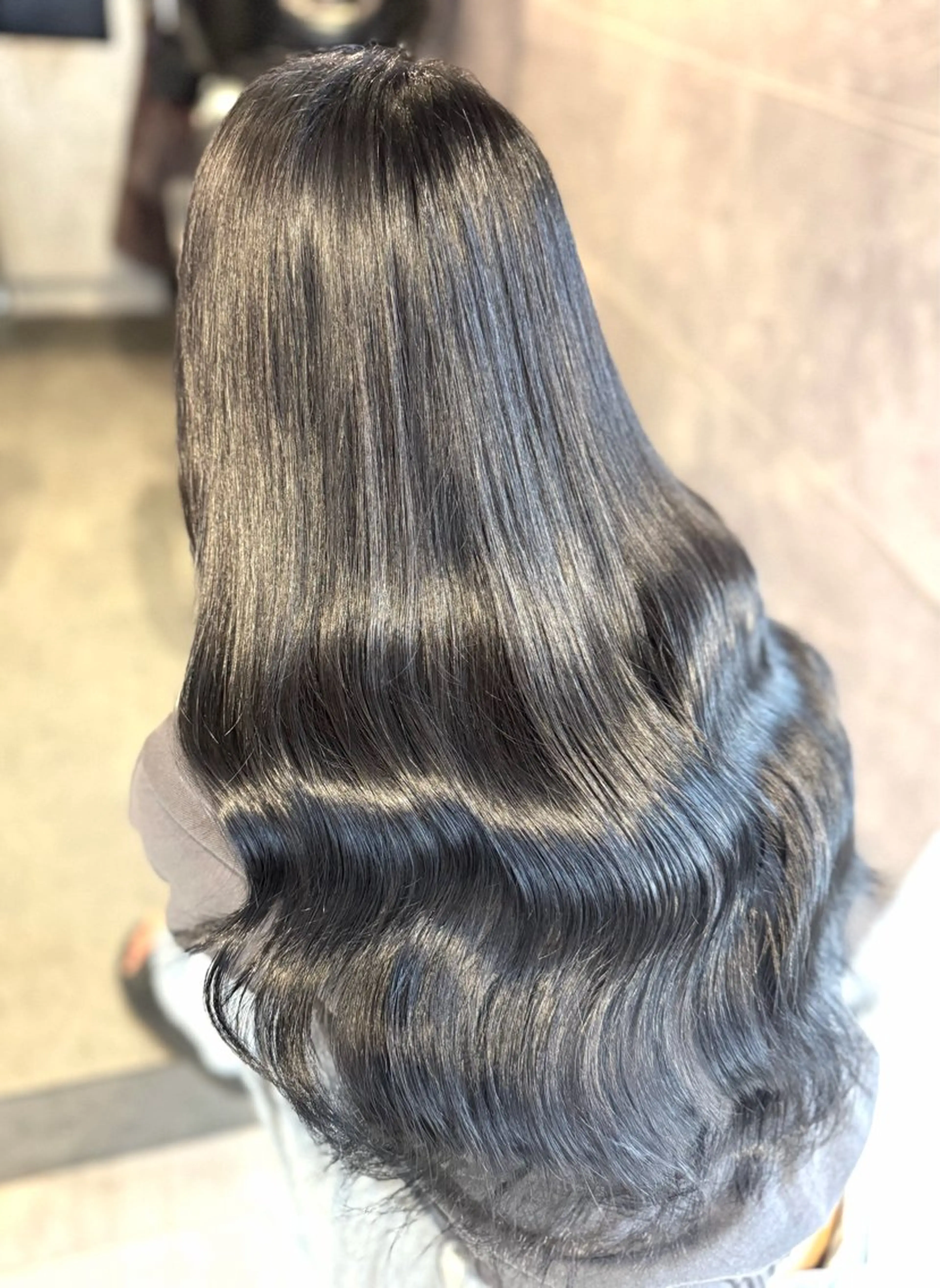 ロング カラー ヘアカラー トリートメント 🩶鈴木茉奈🩶艶髪 /透明感/暖色カラーのヘアスタイル