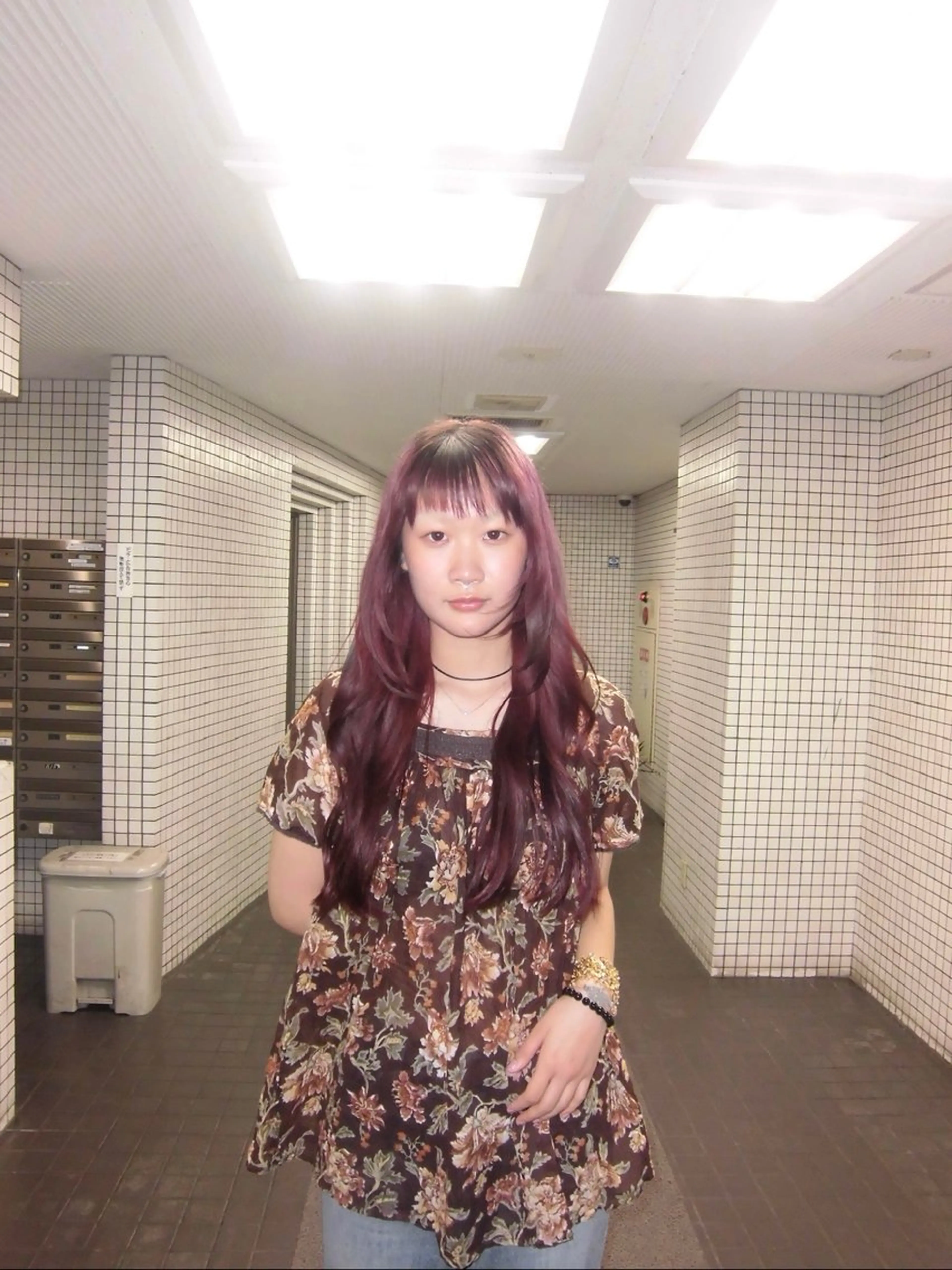 セミロング り おのヘアスタイル