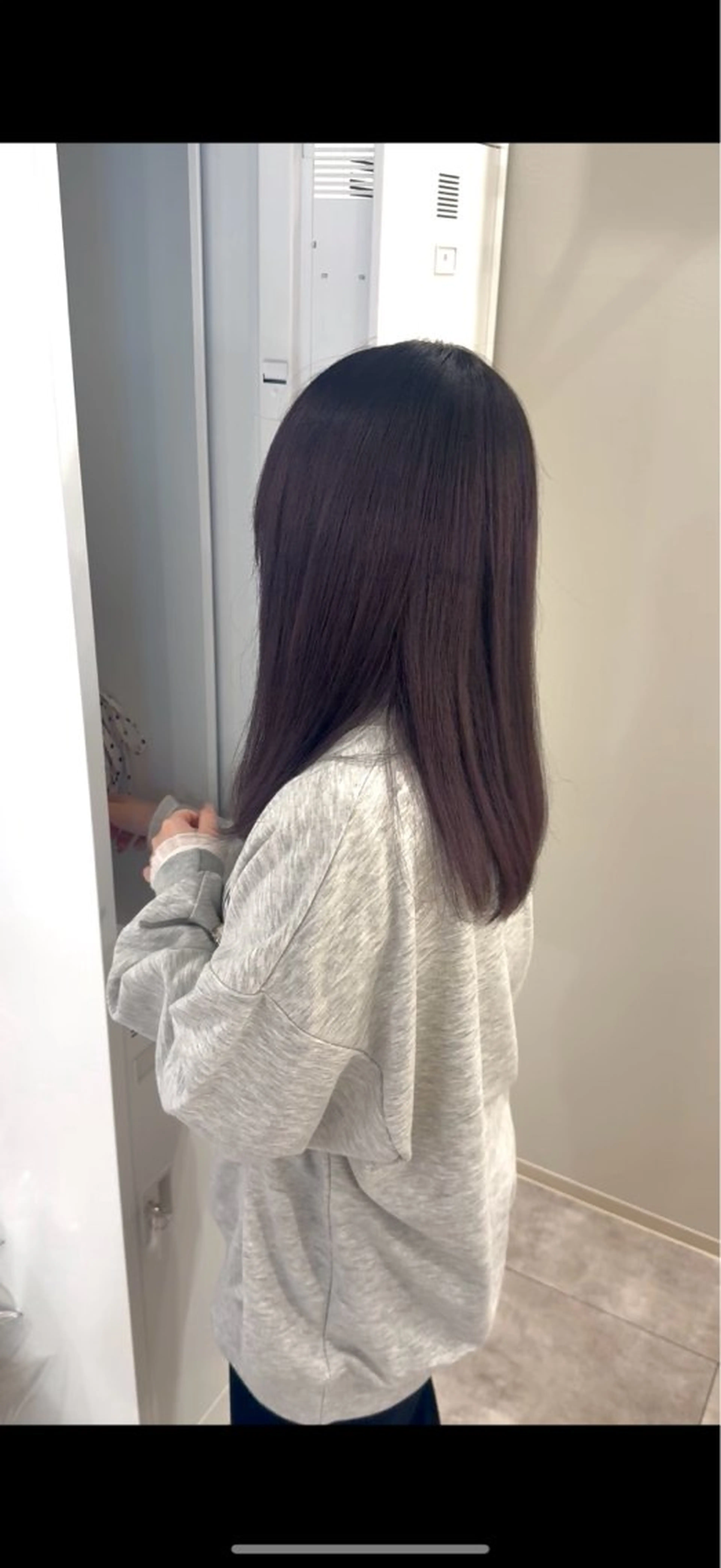 セミロング トリートメント 濵田 結月のヘアスタイル