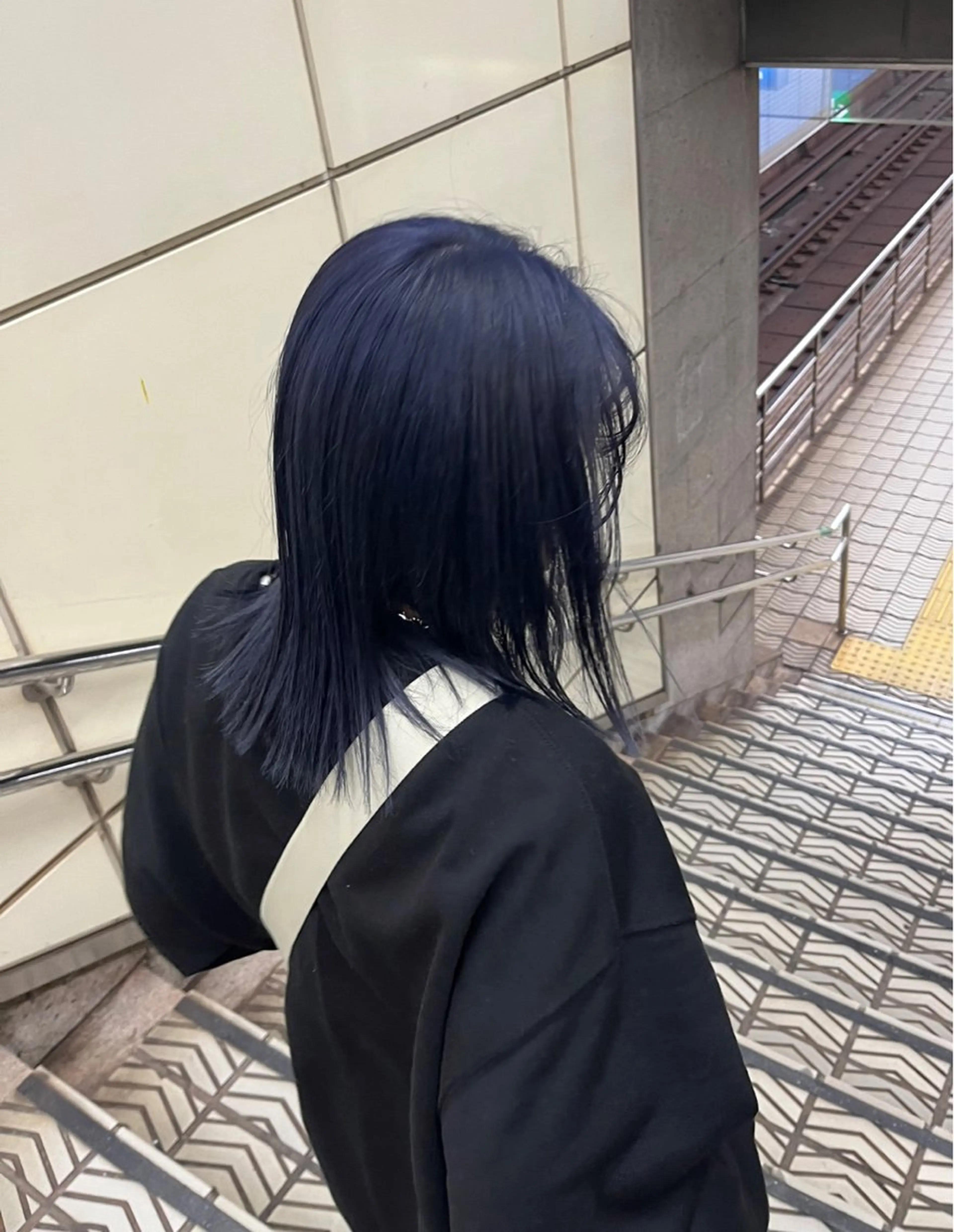 ミディアム Junmi/ﾁｶｼﾂ /堀江のヘアスタイル