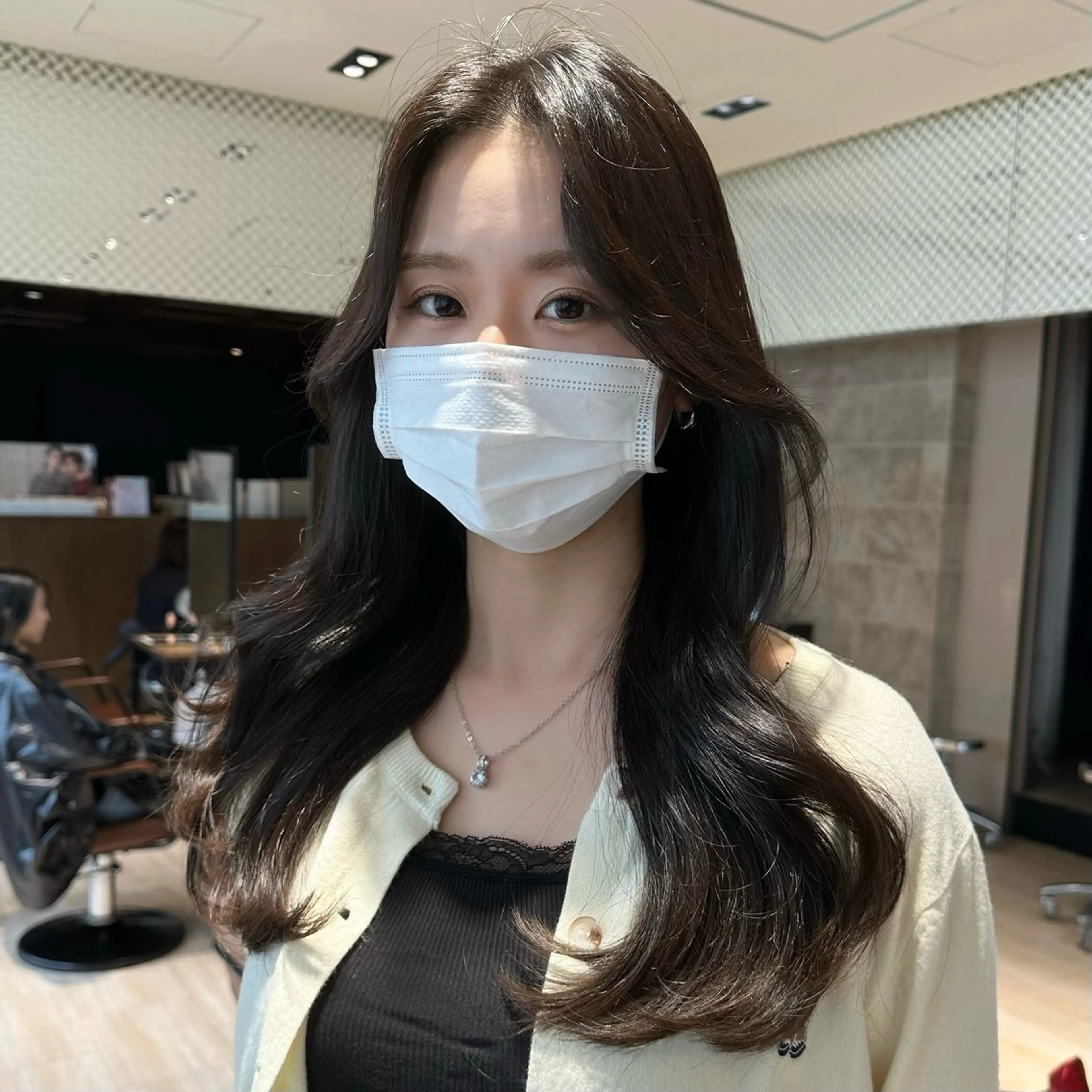 ロング カラー レイヤー/顔周り /透明感🩶高橋大のヘアスタイル