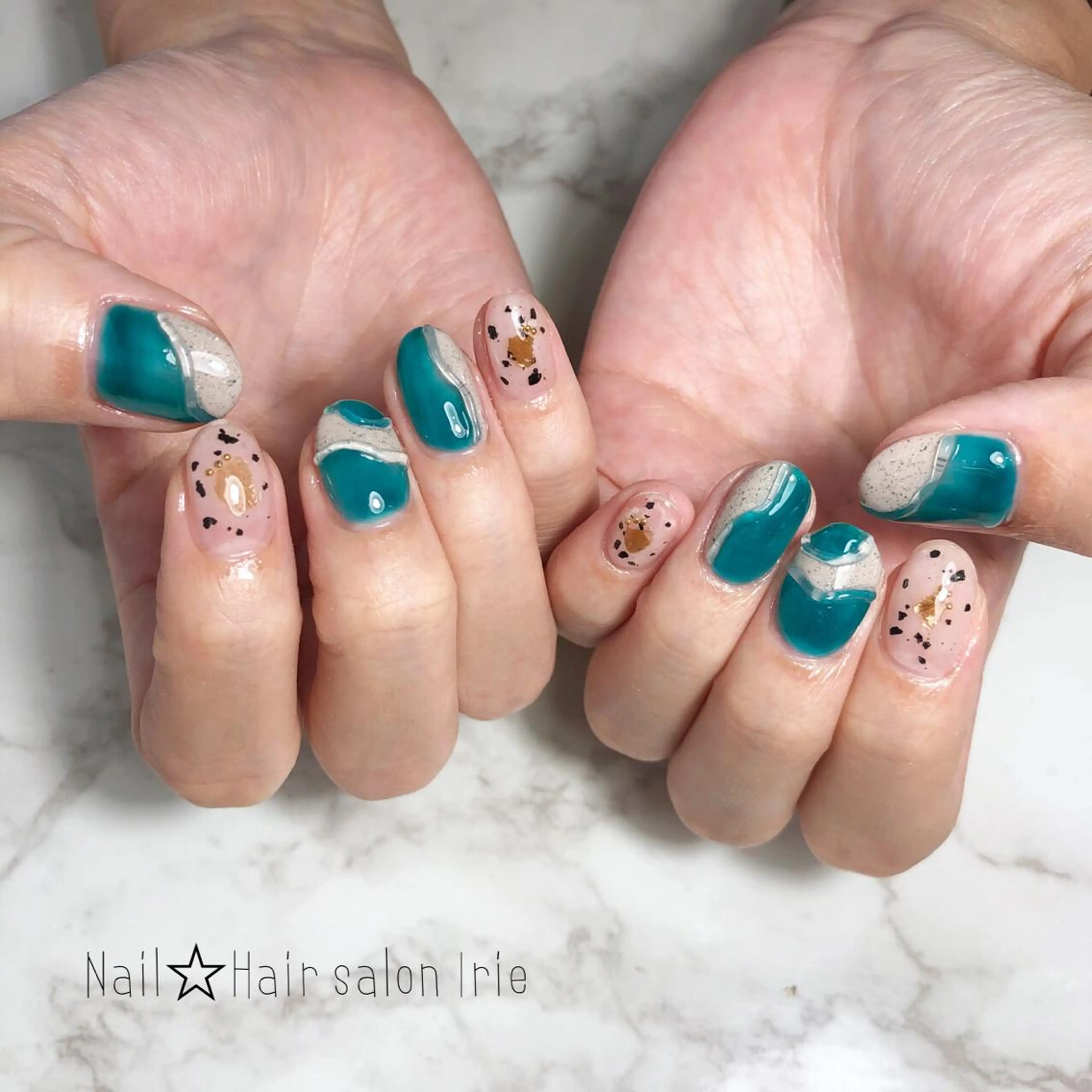 ネイル ハンドネイル Hair salon Irie所属・與儀 知佳のネイルデザイン