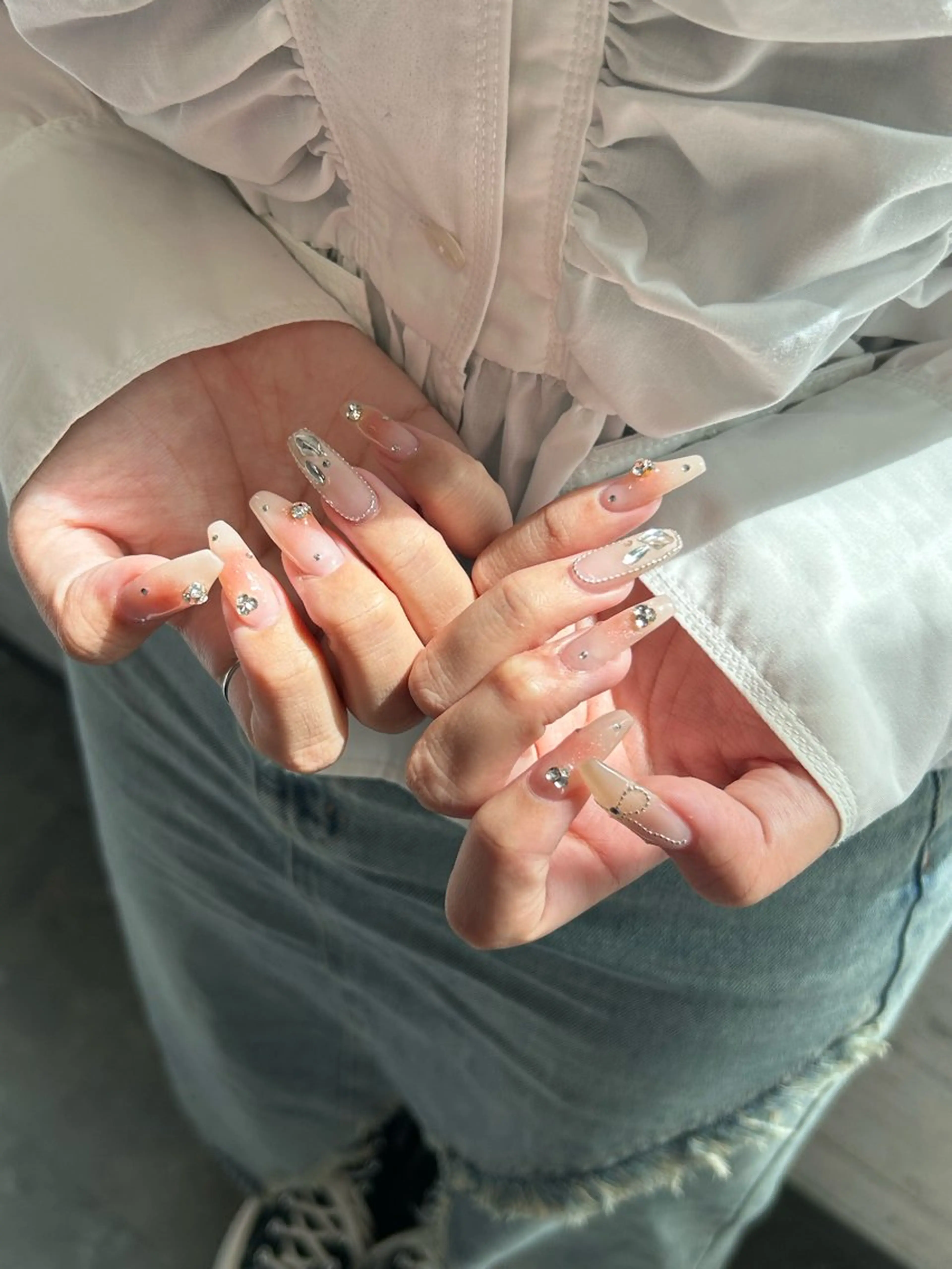 ネイル チークネイル ハンドネイル peTiT chikaのネイルデザイン