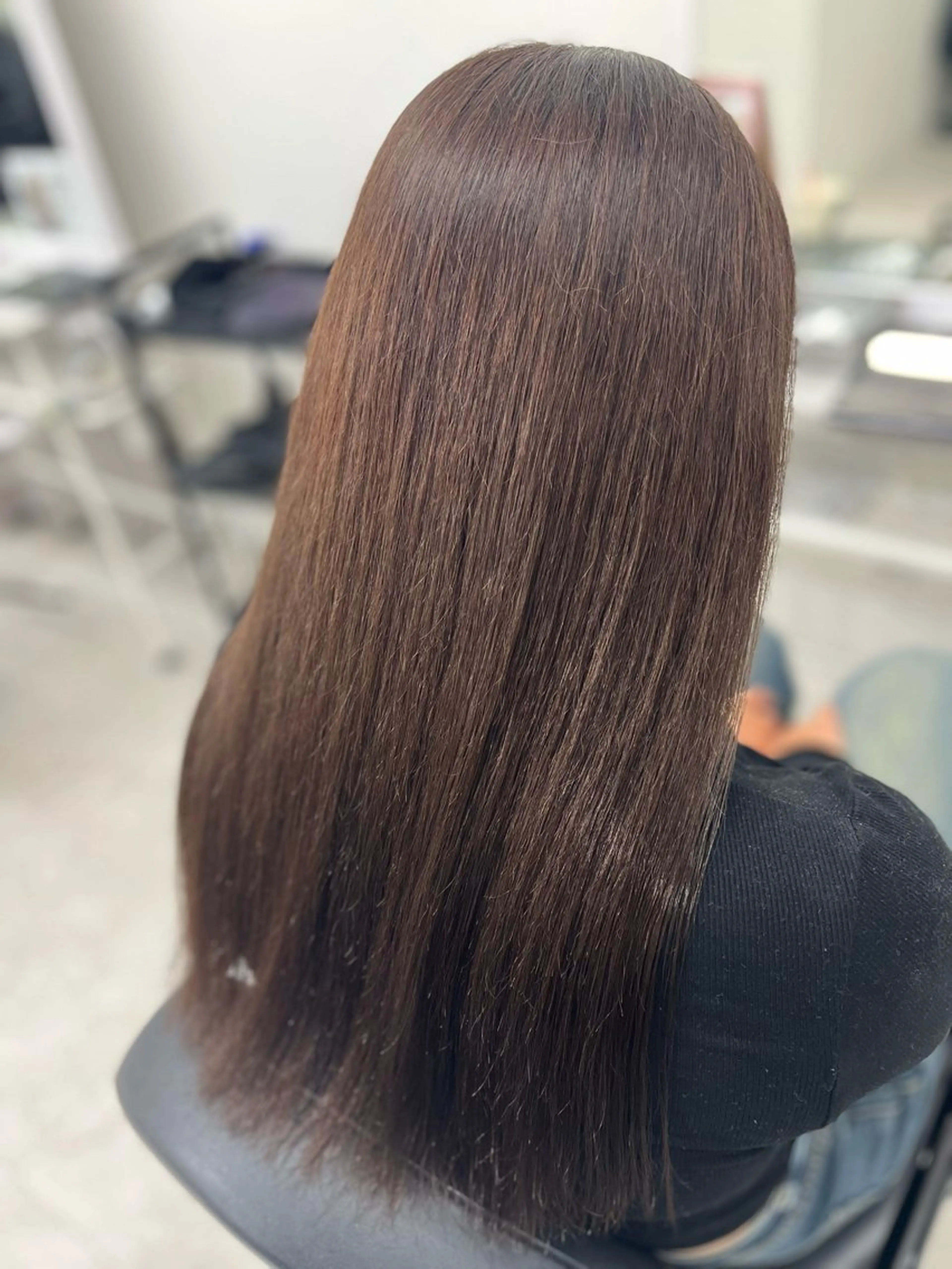 ロング カラー ブリーチ ブラウンカラー カット ヘアカラー トリートメント 🫧ぷる艶カラー🫧 Yuubi🦩のヘアスタイル