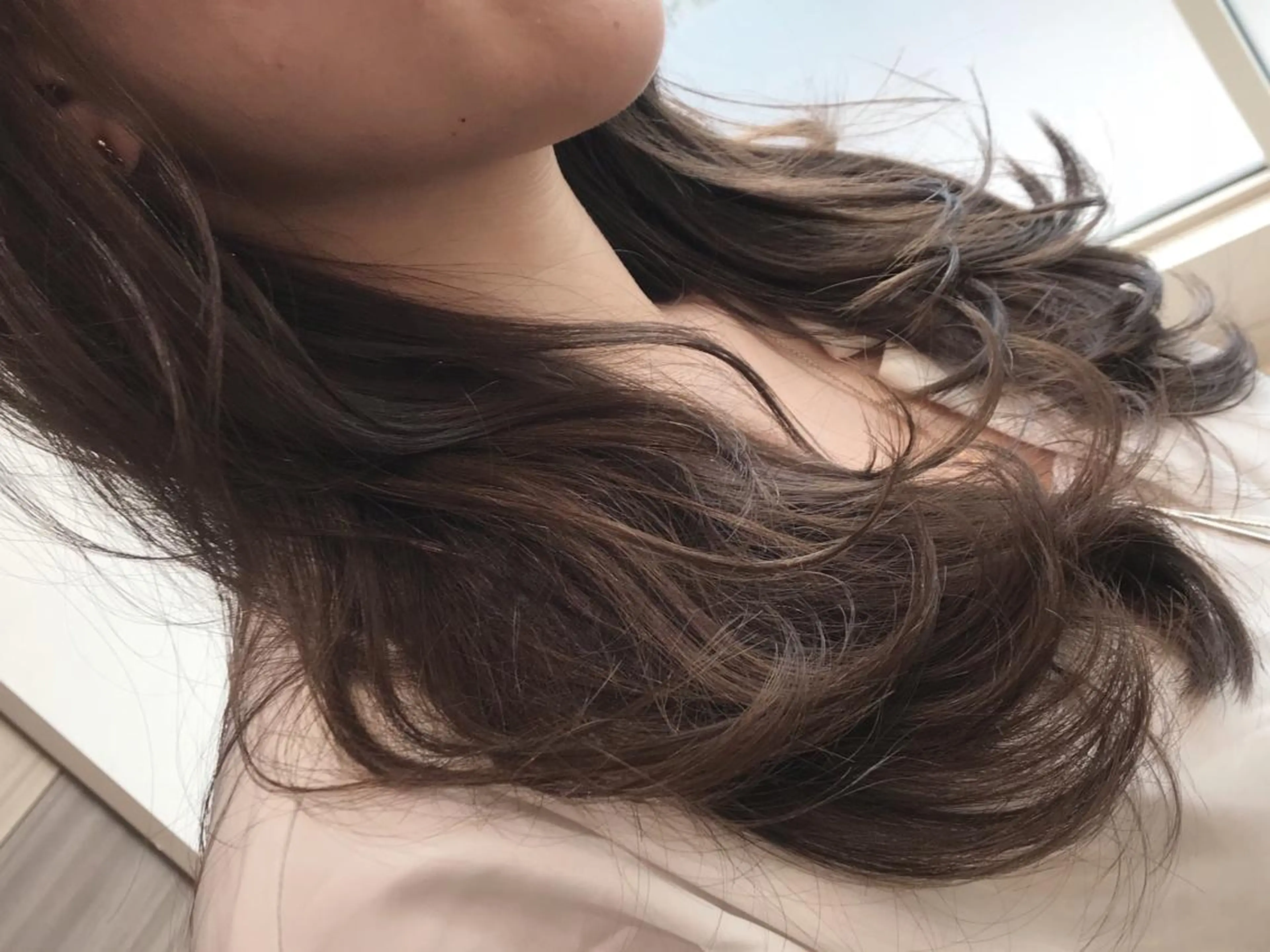 ロング カラー ベージュカラー 当日予約🆗✂︎ ウエモト　タクのヘアスタイル