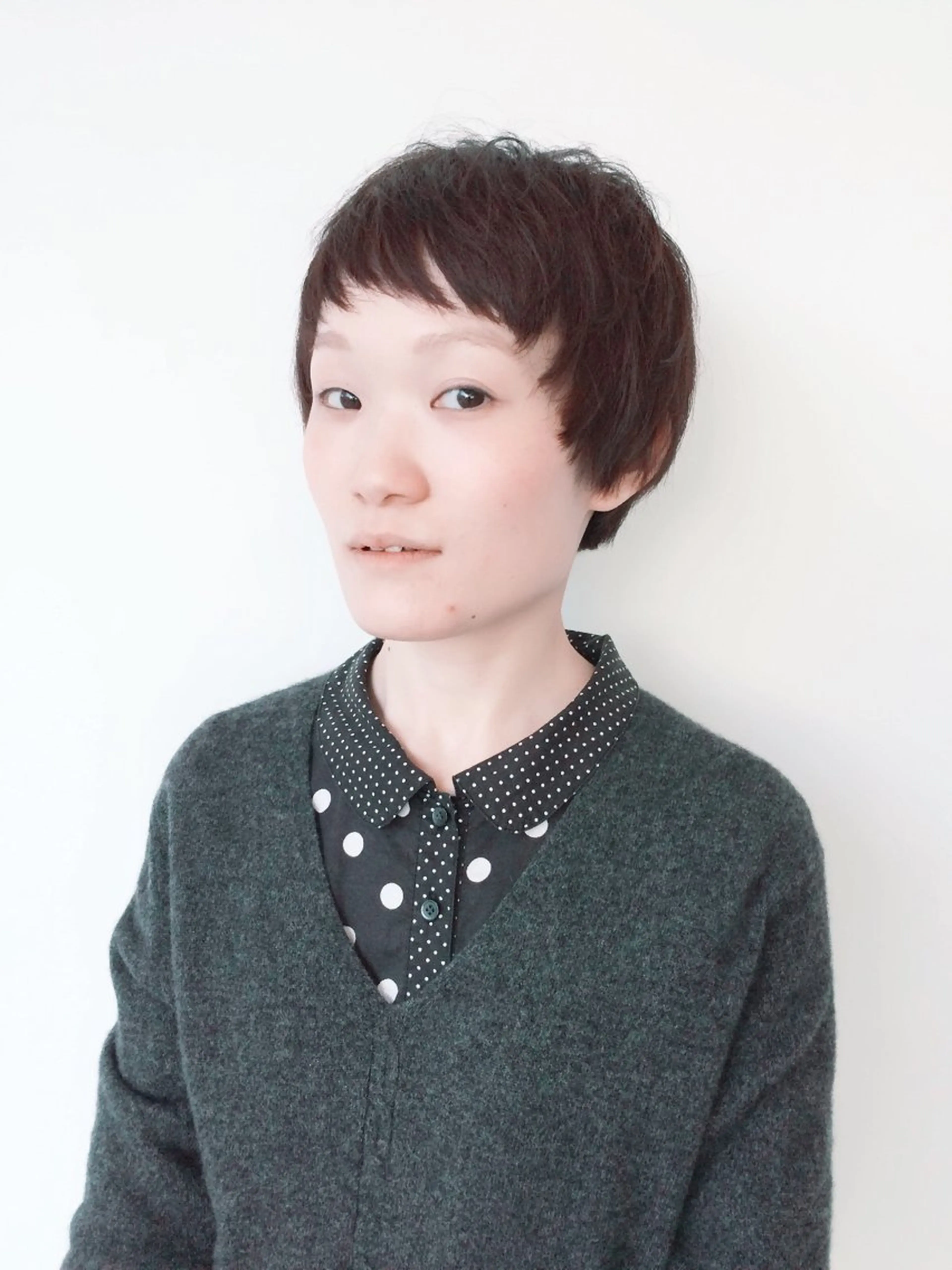 ショート カラー マニッシュショート ショートヘア カット ヘッドスパ Add9 安田 美紀のヘアスタイル