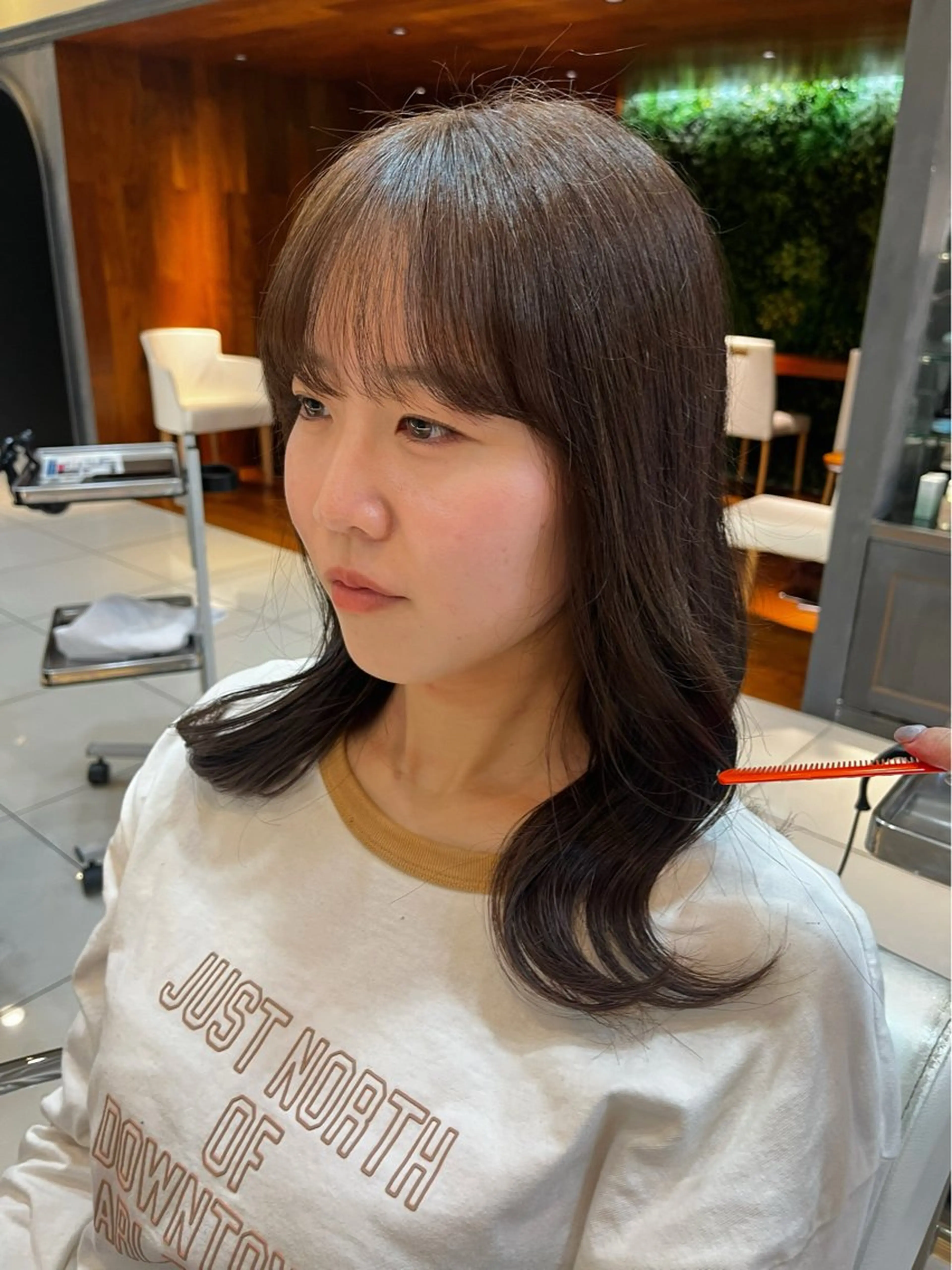 ブリーチなしのシングルカラー🎀⚠️注意事項をお読みの上ご予約ください🙇‍♀️の写真