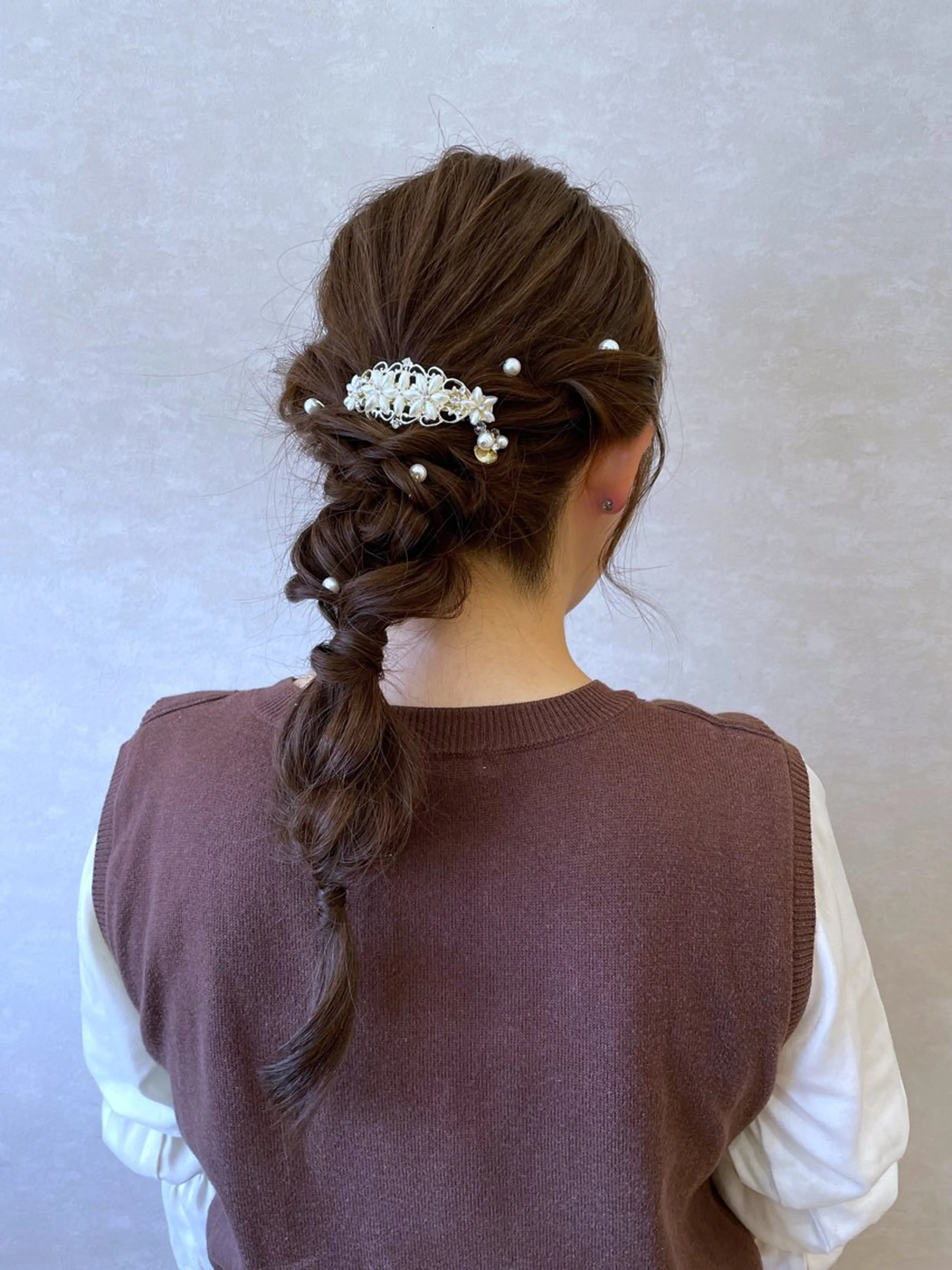 セミロング 小川 泉美のヘアスタイル