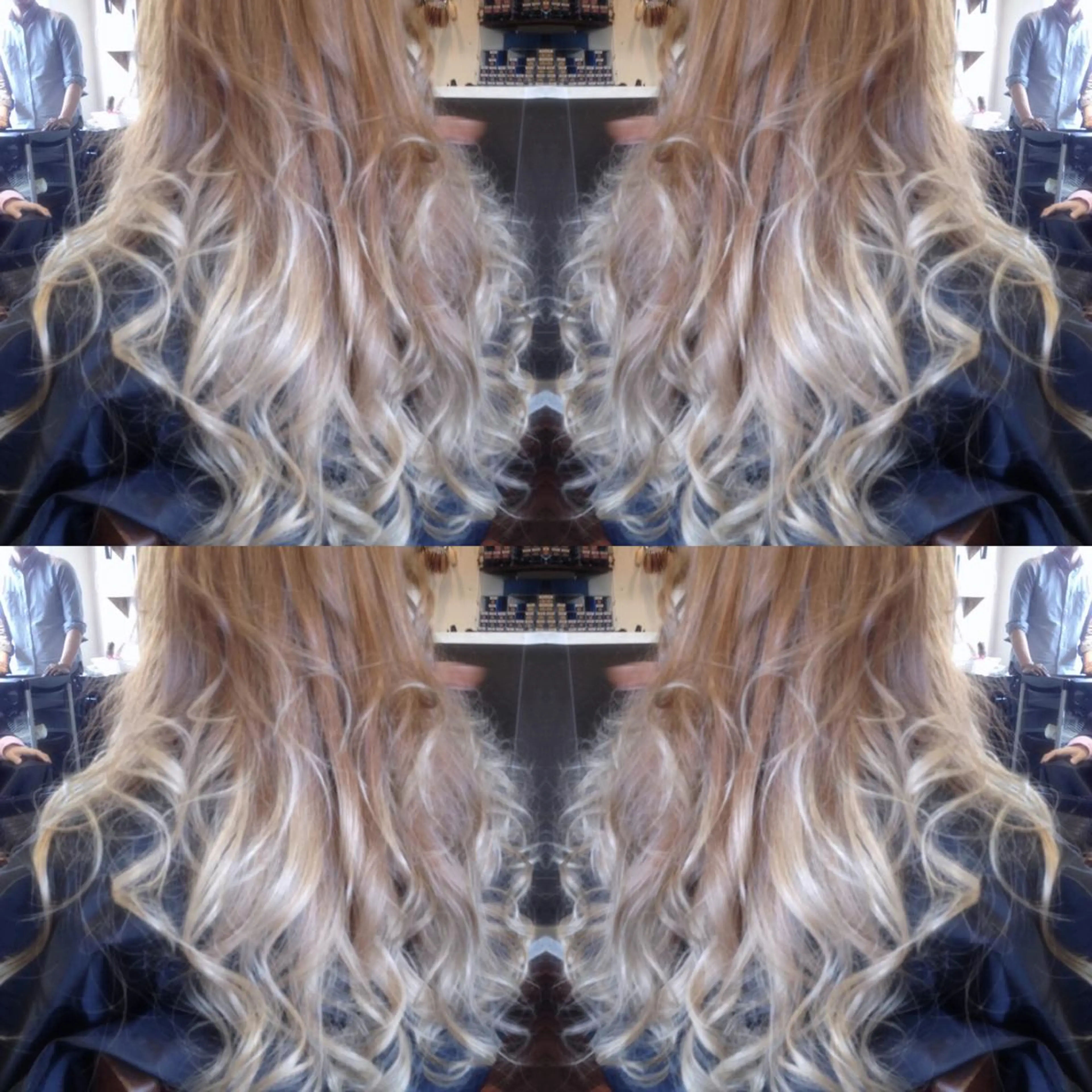 ロング カラー ヘアカラー トリートメント LUXBE LUCEのヘアスタイル