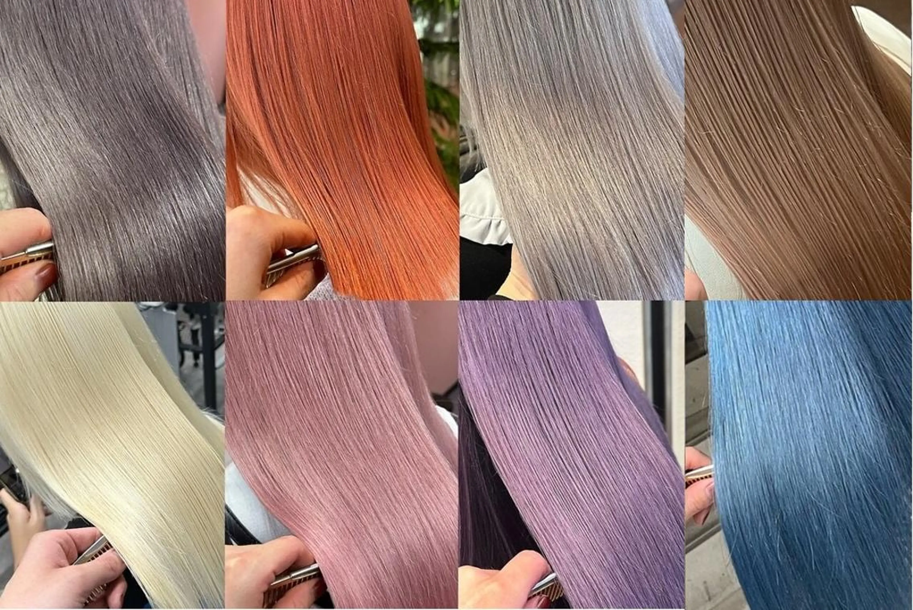 ロング ヘアカラー Seleneコウキ ブリーチ/ハイトーンのヘアスタイル