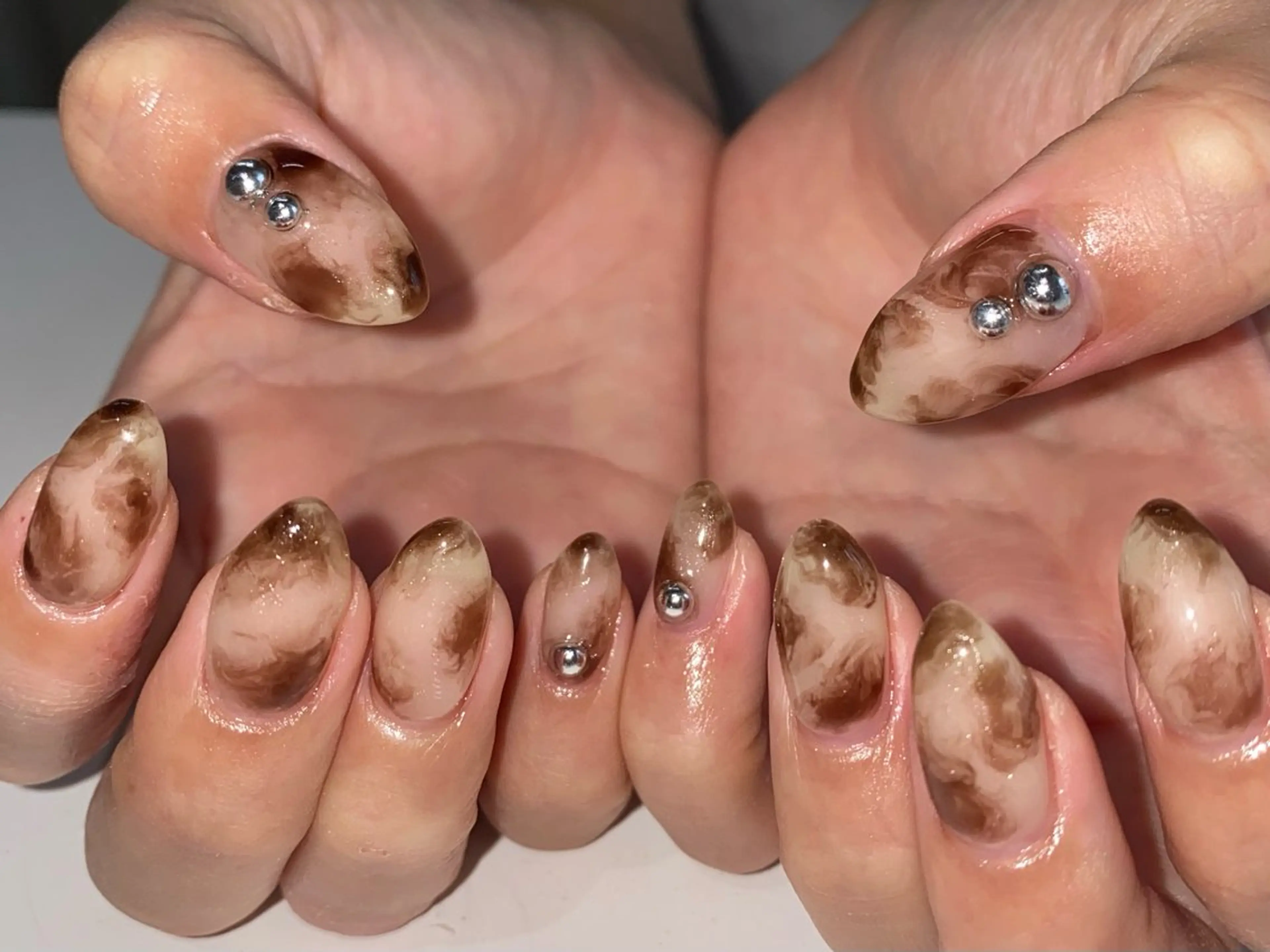 ネイル ニュアンスネイル 🎼yuuka/池袋 🎼WOLTOKYOのネイルデザイン