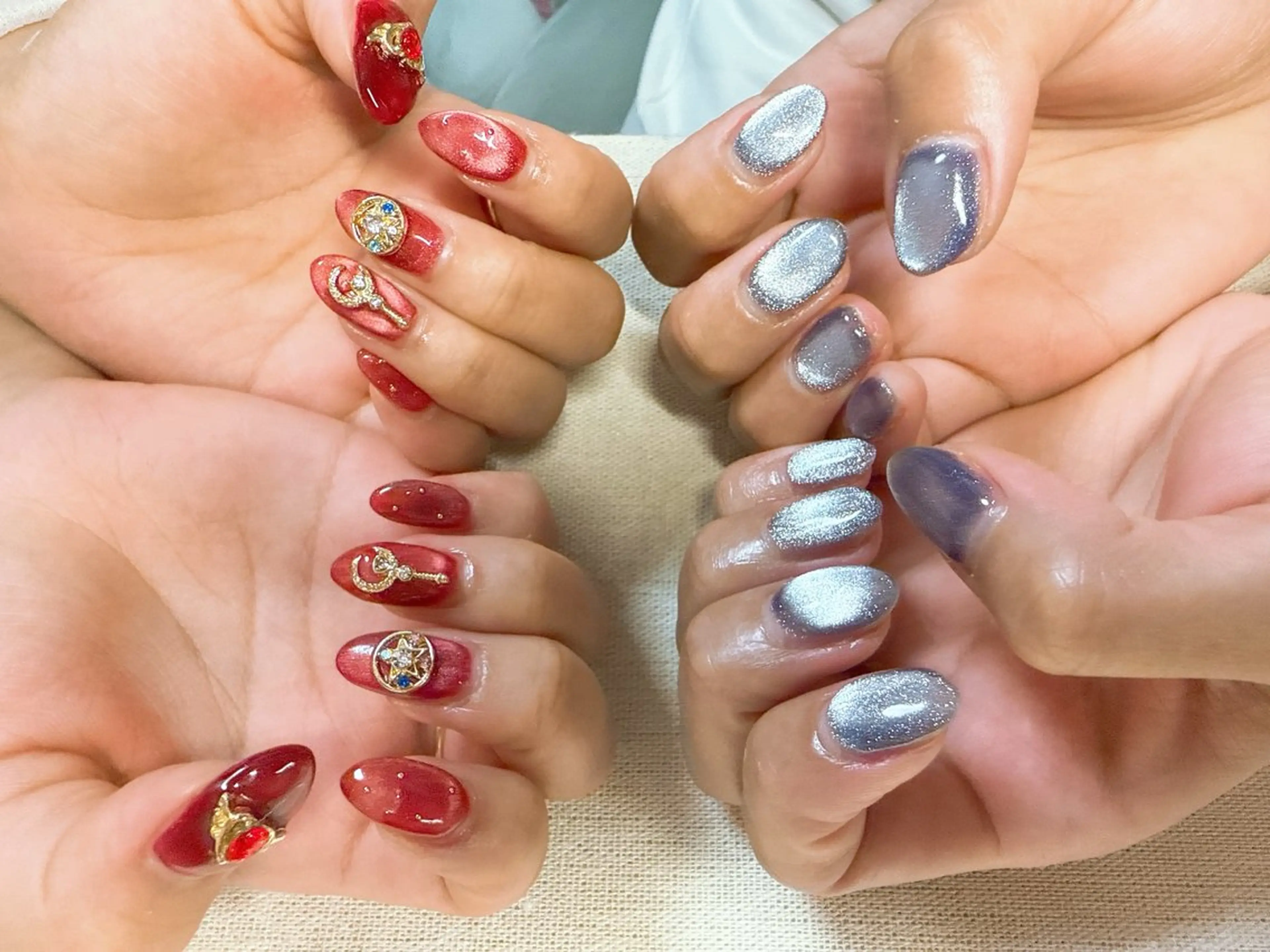 マグネットネイル フラッシュネイルの写真