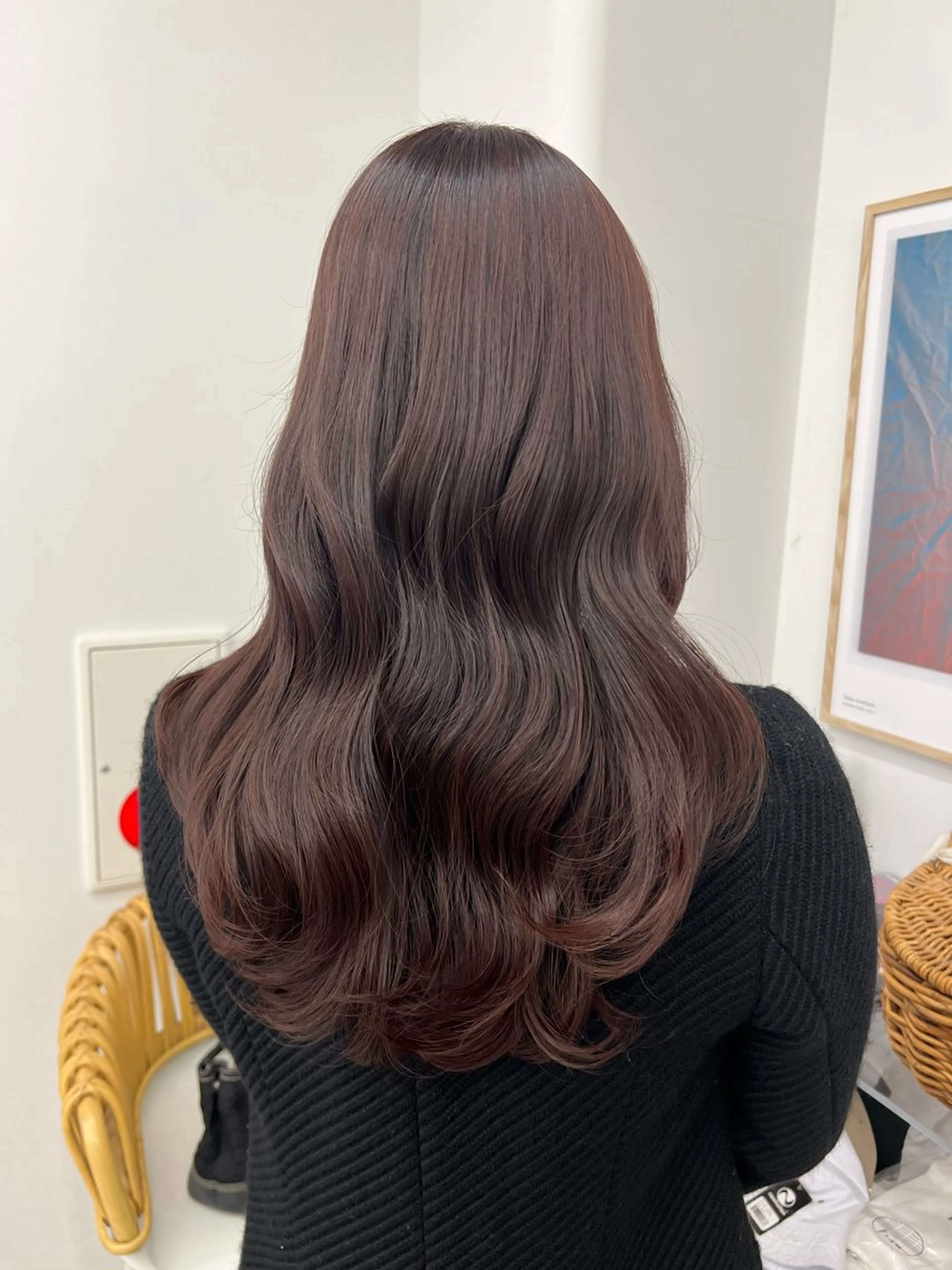 ロング ヘアカラー アレンジ/ブラウン カラー HARU🕯のヘアスタイル