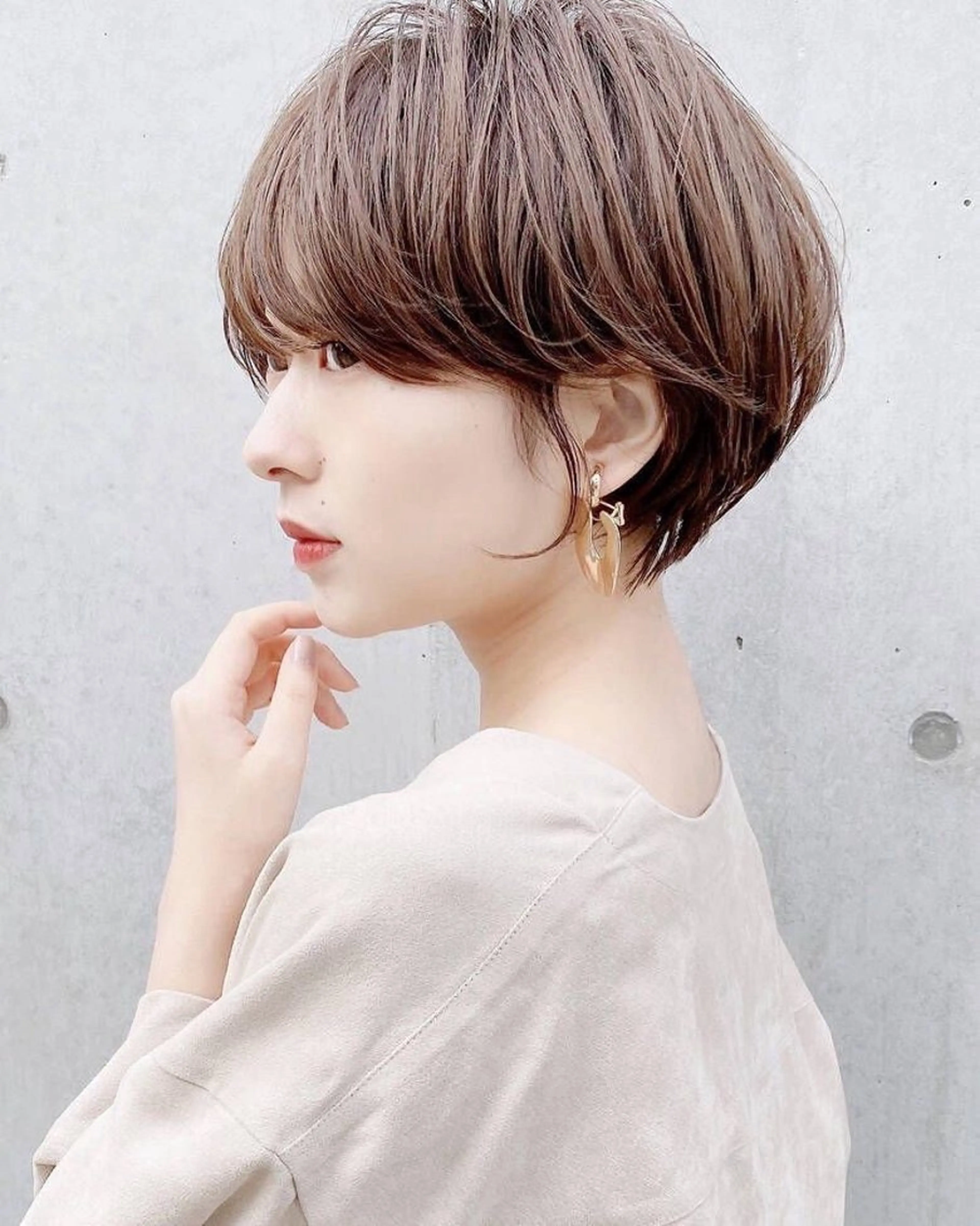 ショート 岡本 拡夢のヘアスタイル