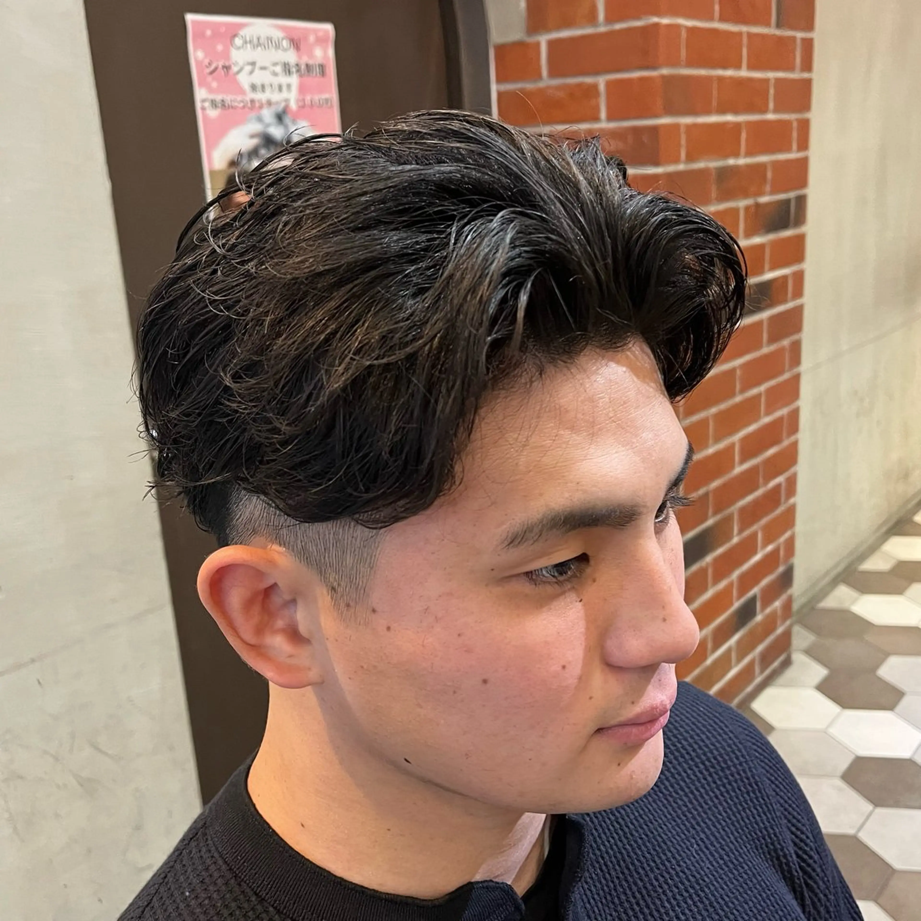 ショート パーマ メンズ カット 梅田/メンズ専門 /加地光尊のヘアスタイル