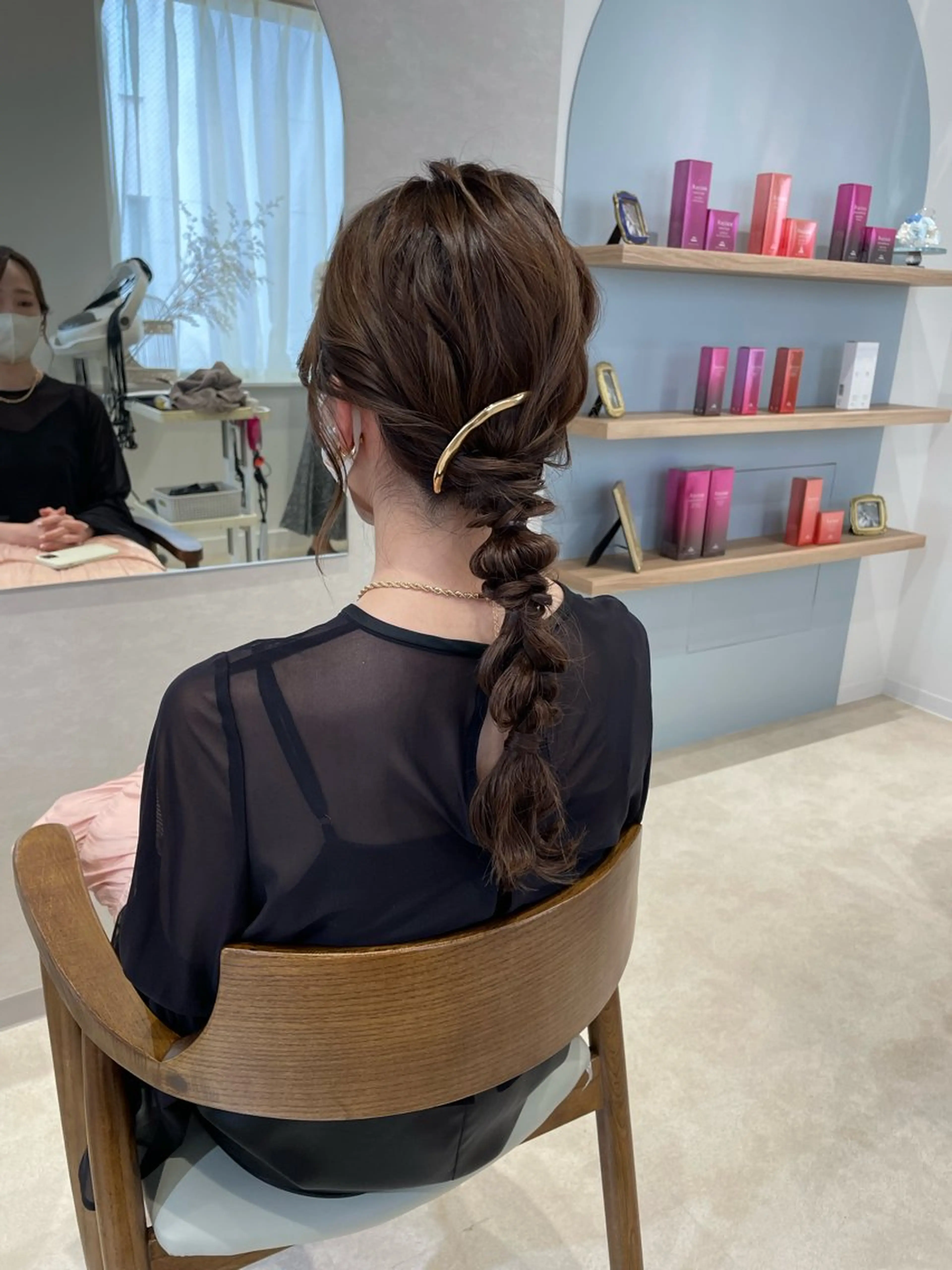 ロング ヘアアレンジ ヘアセット Osoko Hiyoriのヘアスタイル