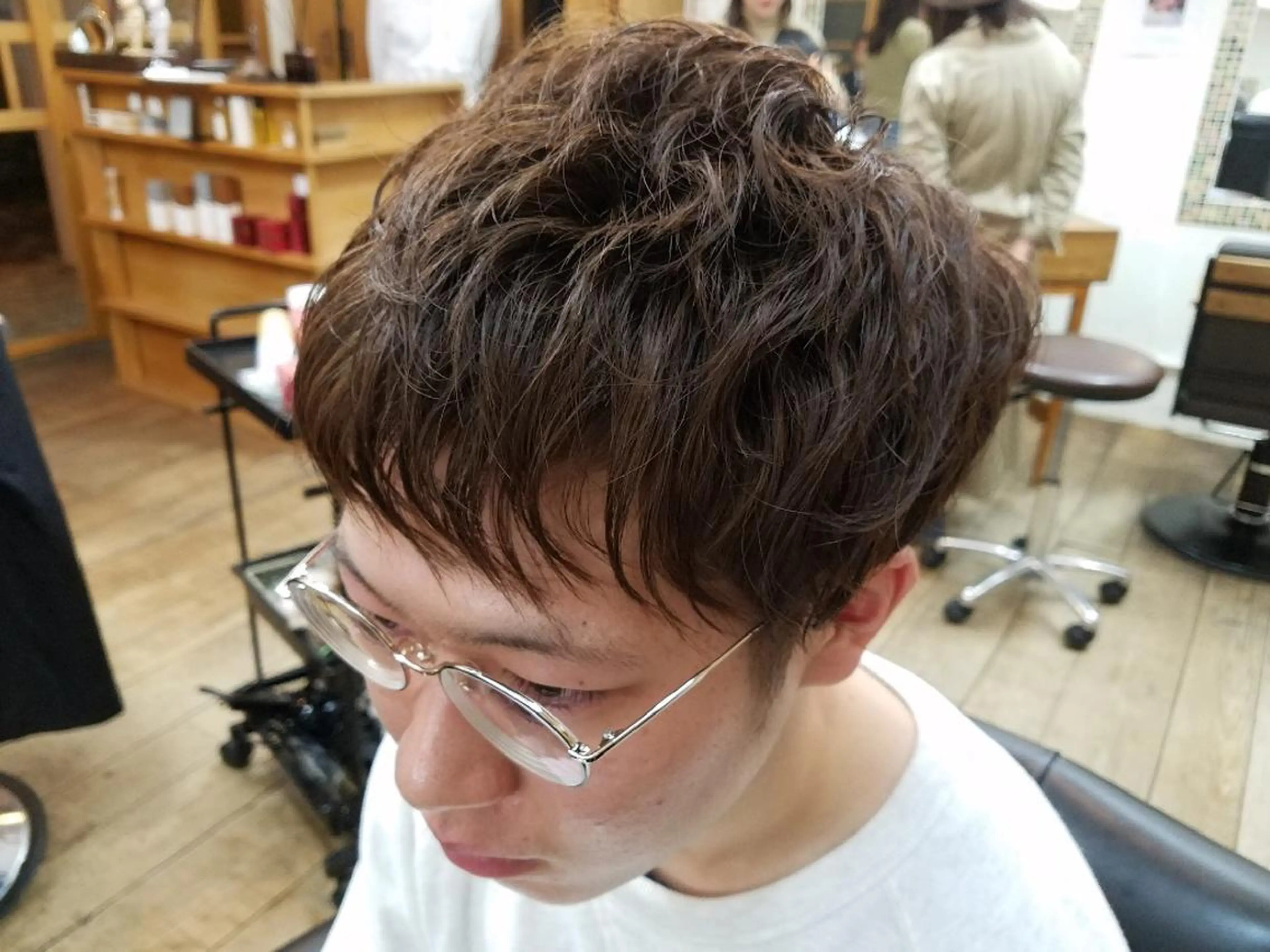 メンズ メンズパーマ SOURCE 高槻/ モデル募集中💎のヘアスタイル