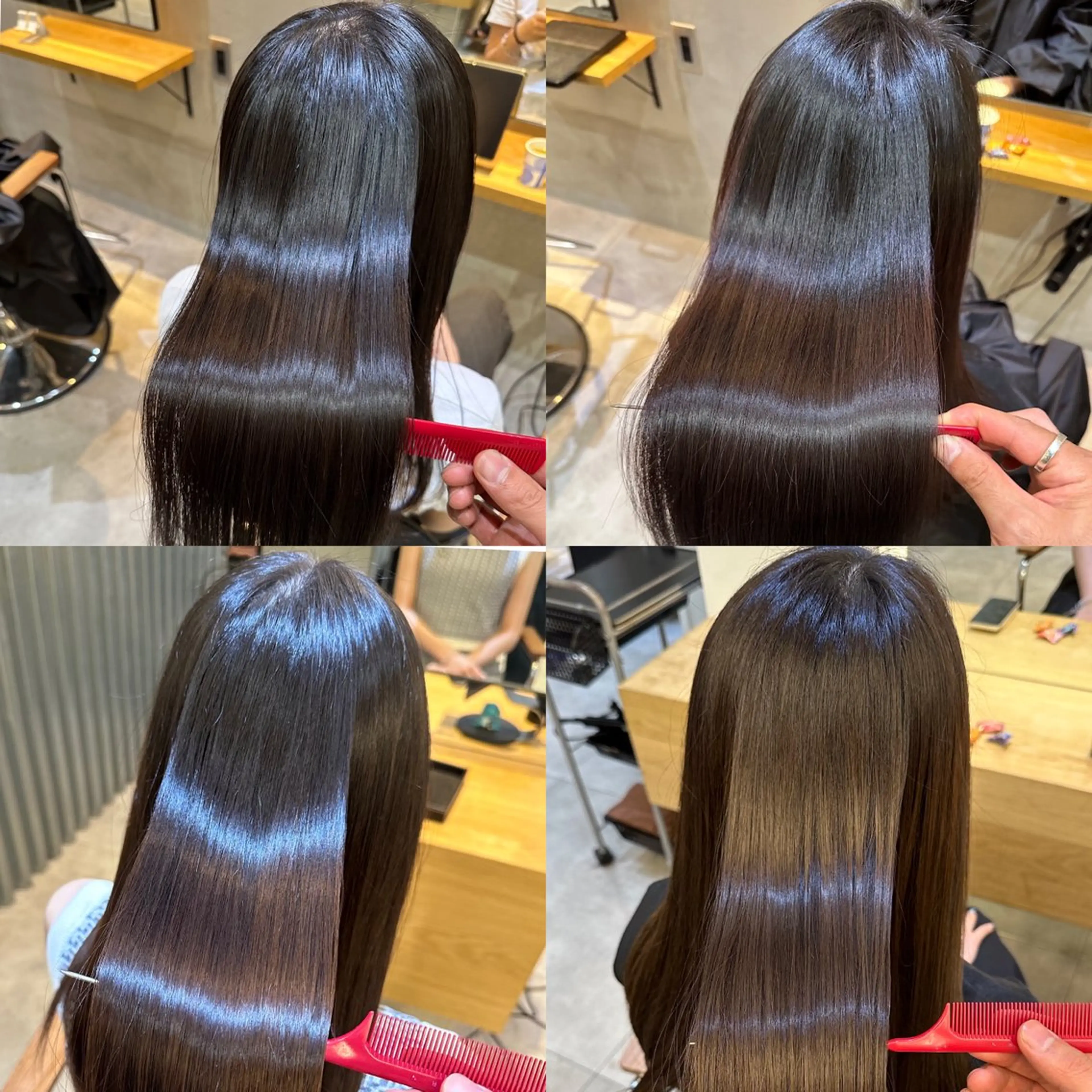 ロング カット ヘアカラー 縮毛矯正 彼ウケ抜群🎀垢抜け 艶暗髪🪞一輝のヘアスタイル