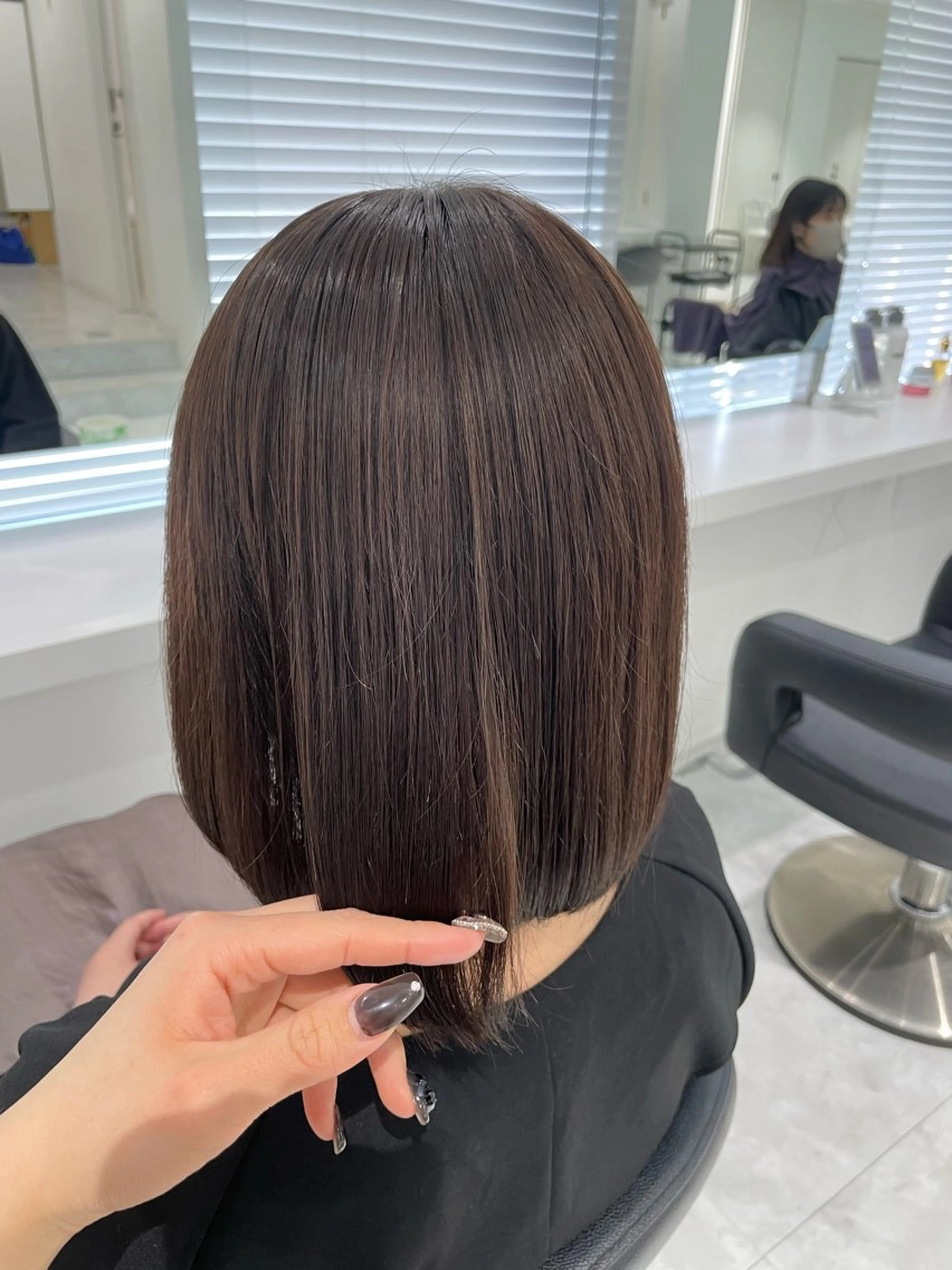 カラー 🤍ブリーチなし ブラウンhimi🤍のヘアスタイル